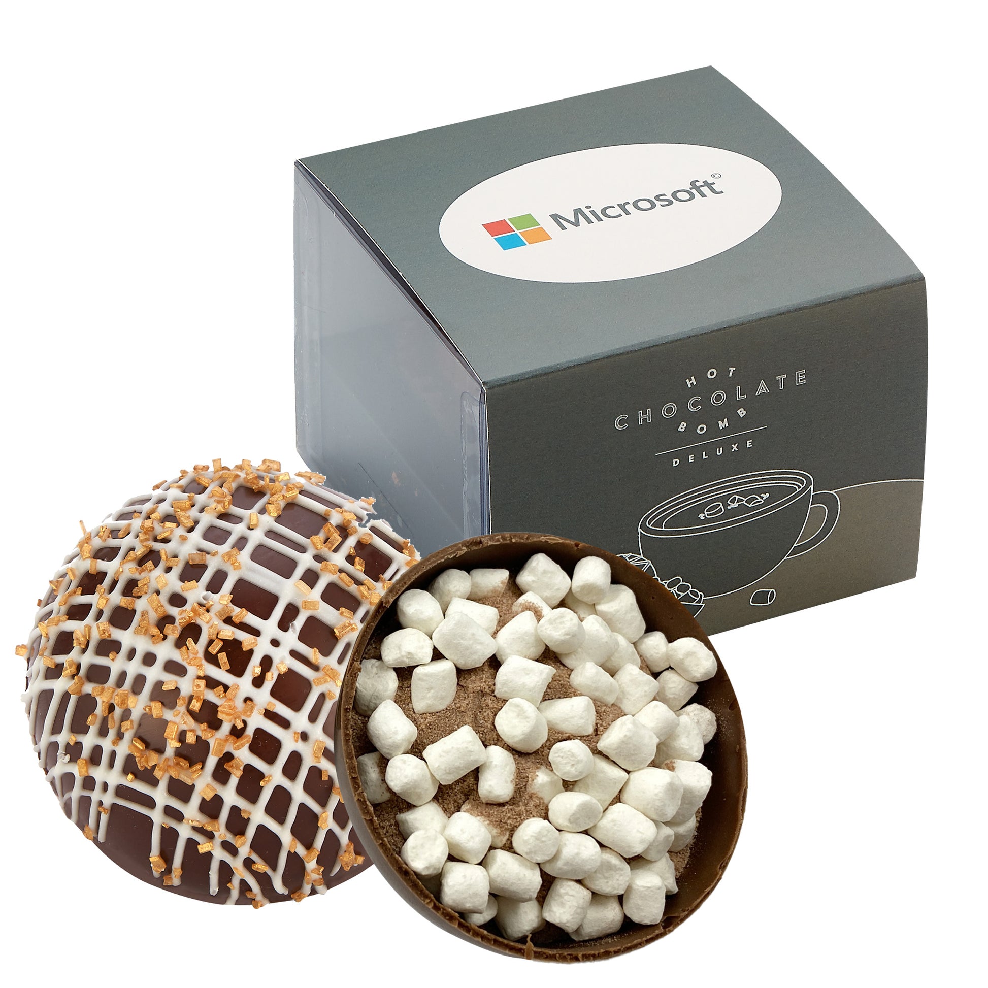 Hot Chocolate Bomb with Sleeve