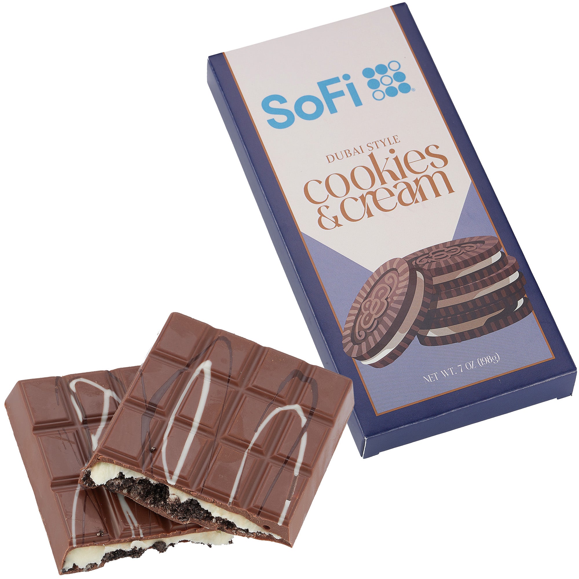 Dubai Style - Cookies & Cream Chocolate Bar
