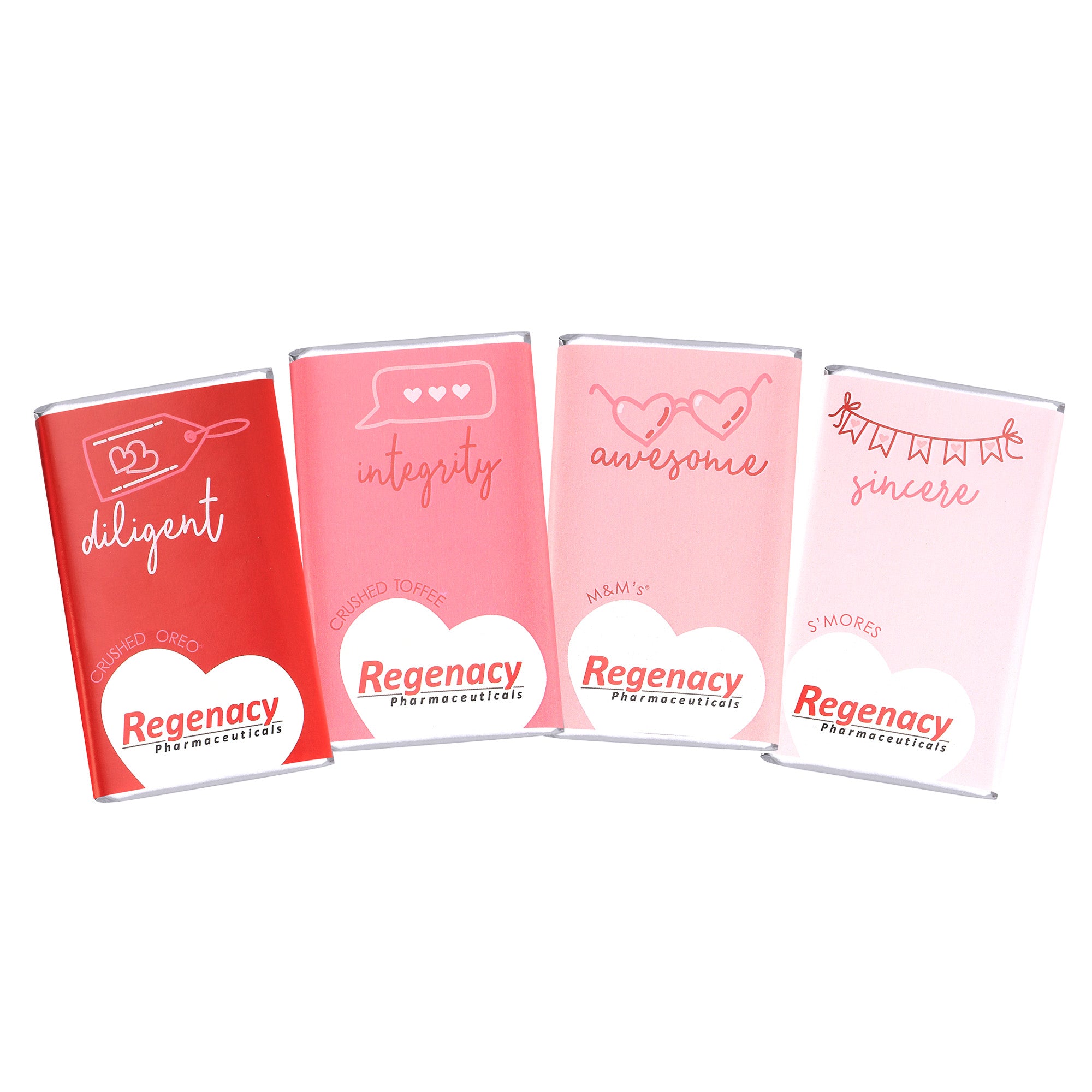 1 oz Valentine's Day Chocolate Bar Sets