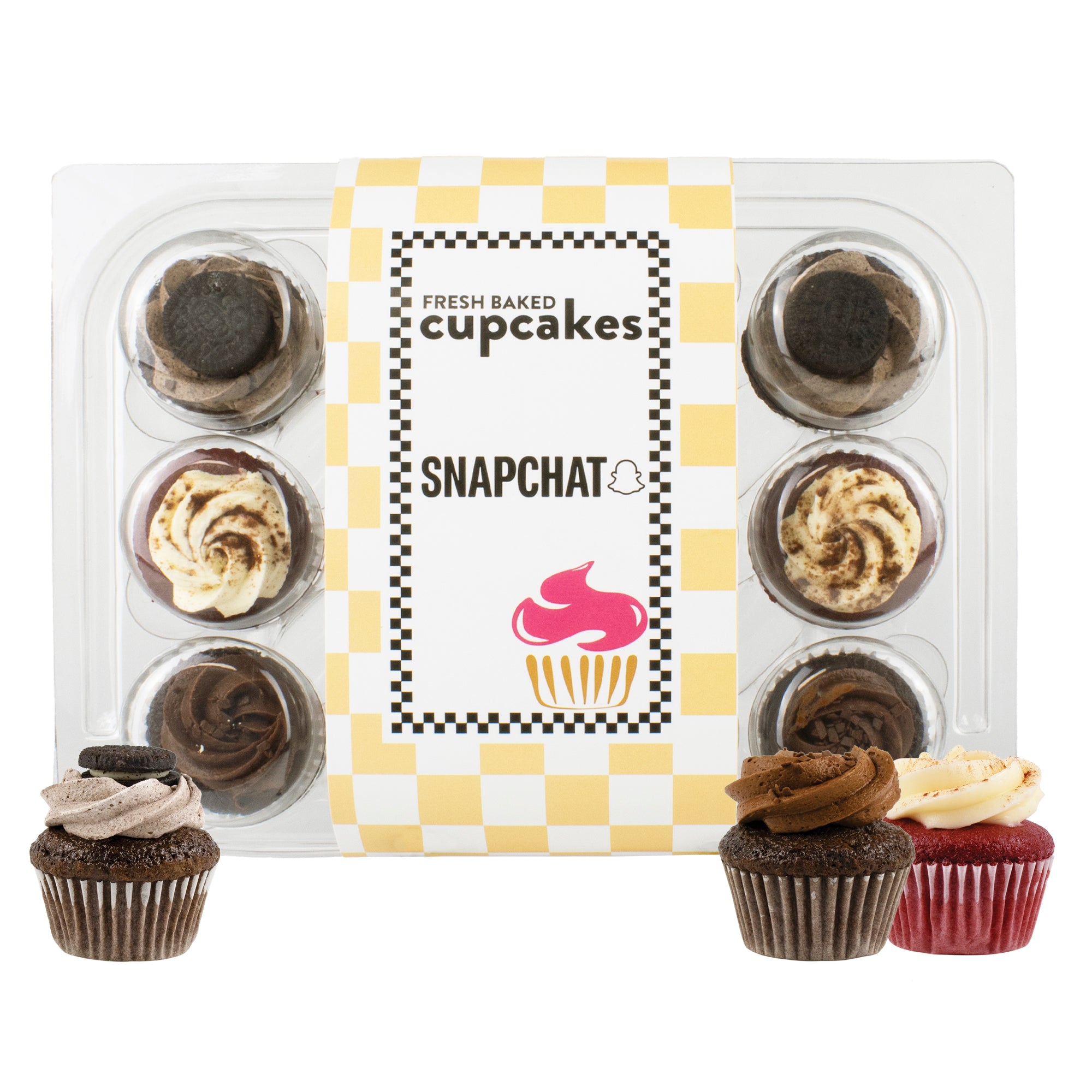 Signature Bite-Size Cupcakes with Sleeve