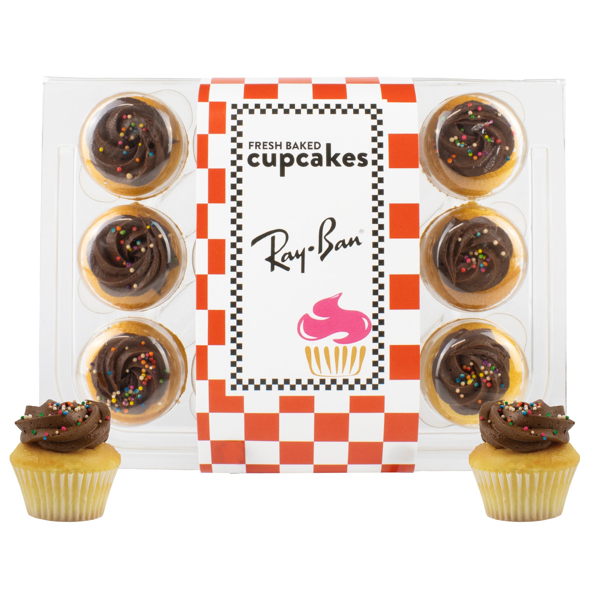 Signature Bite-Size Cupcakes with Sleeve