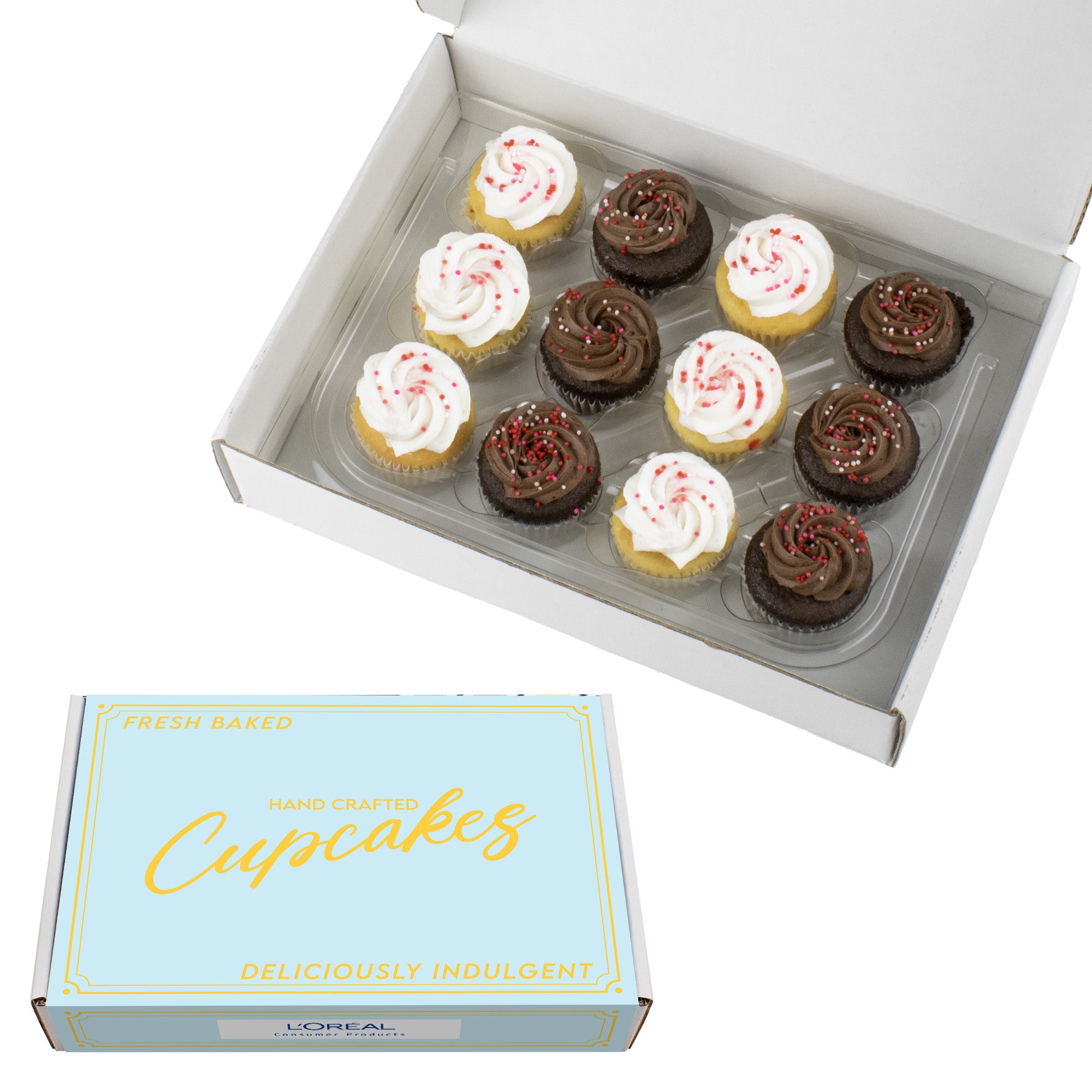 Valentine's Day Signature Bite-Size Cupcakes by Dana's Bakery