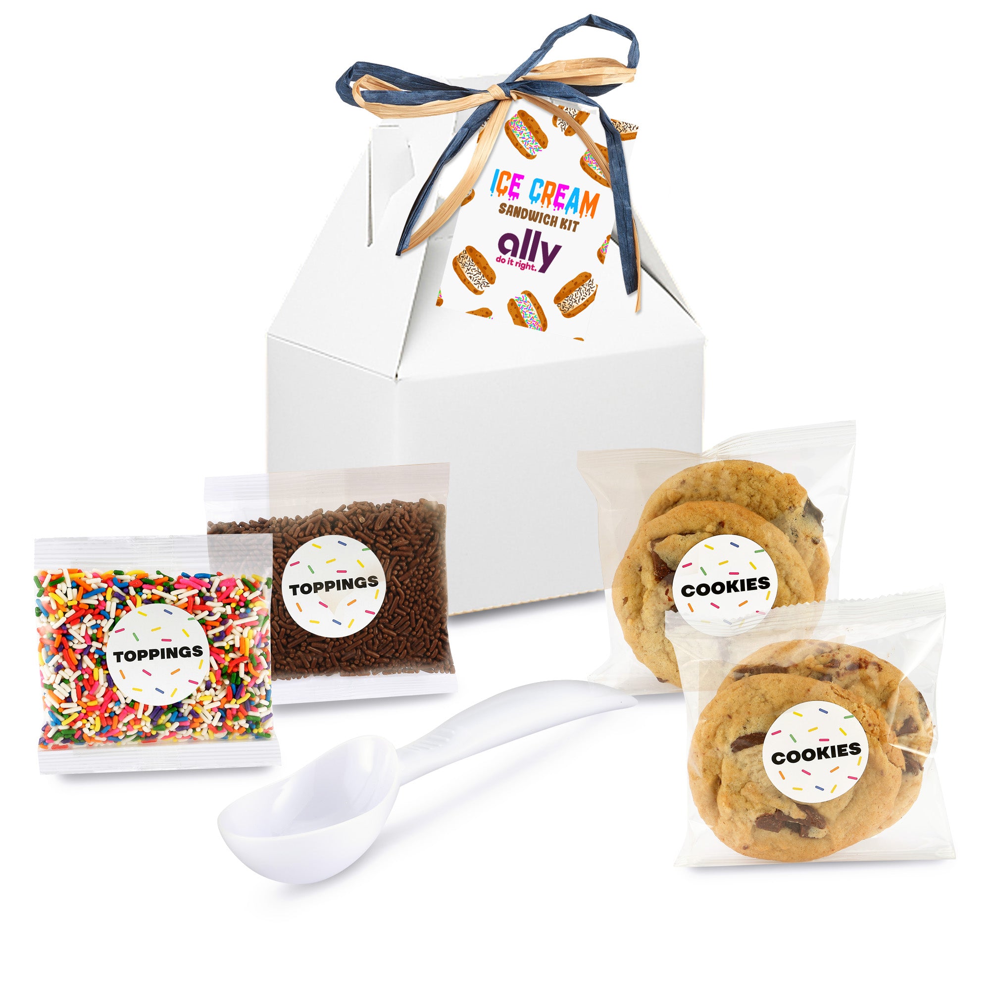 Ice Cream Sandwich Kit in Gable Box