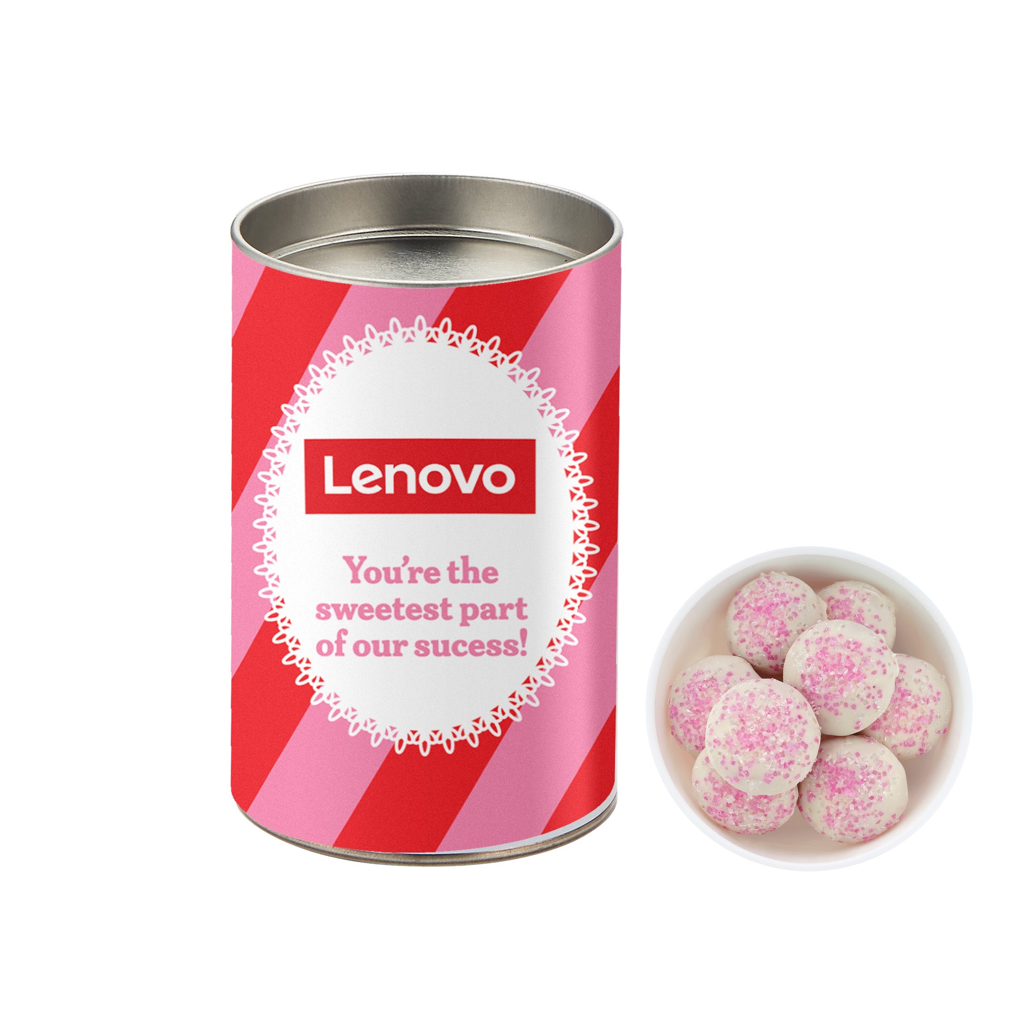 The Crave Collection Sweetheart Cookies in 4" Tube