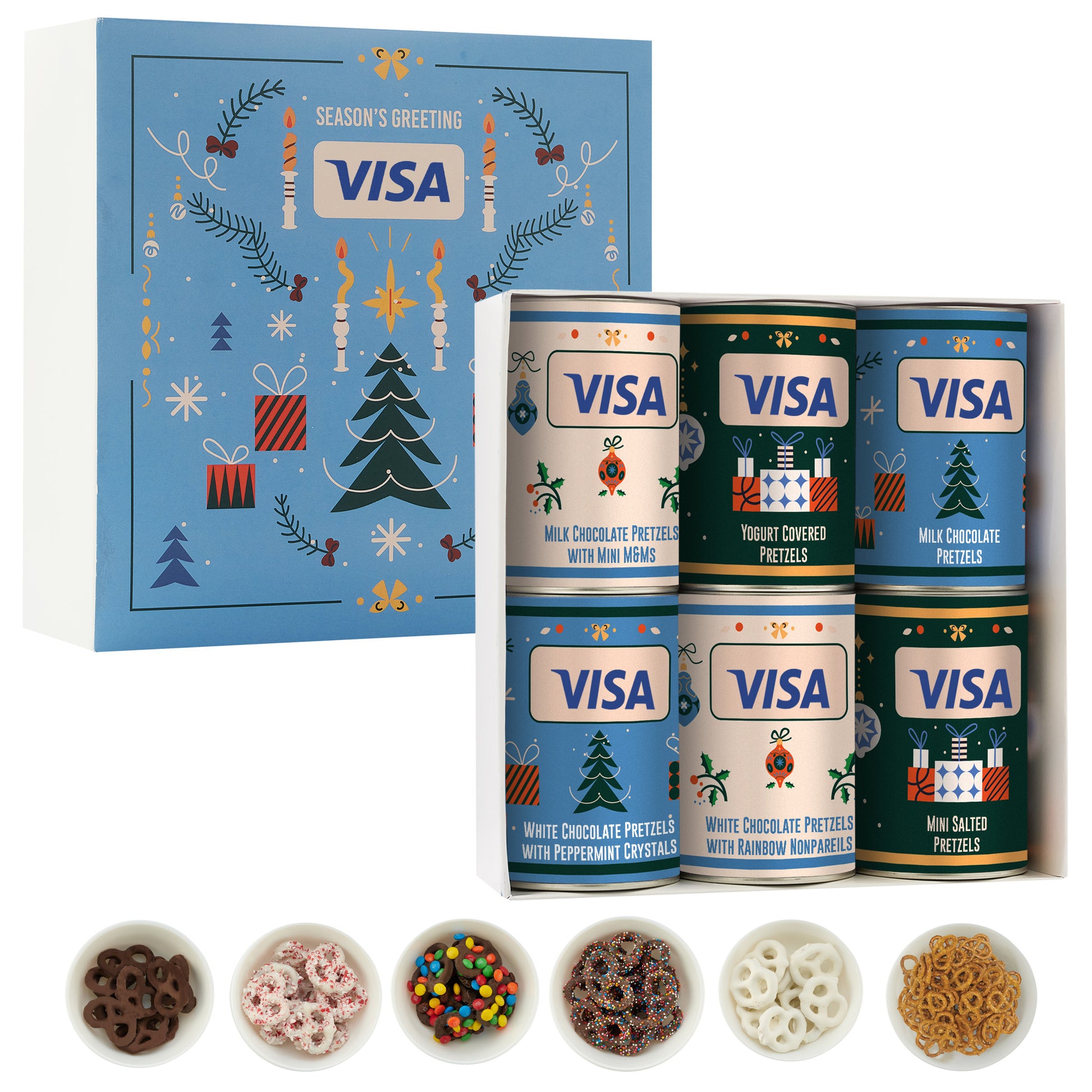 6 Way Crave Pretzel Collection - 4 inch Tube