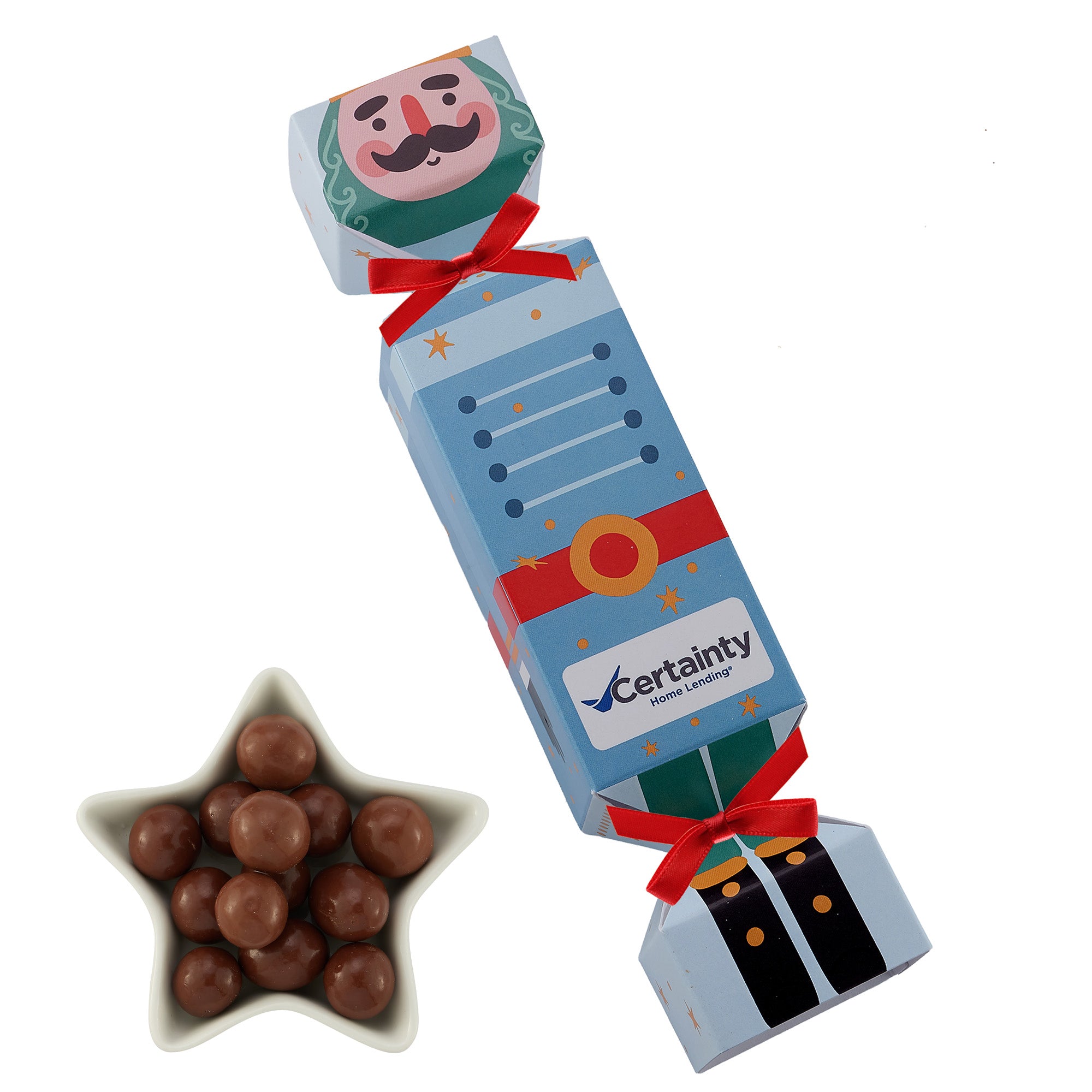 Holiday Party Crackers - Milk Chocolate Cookie Dough Bites