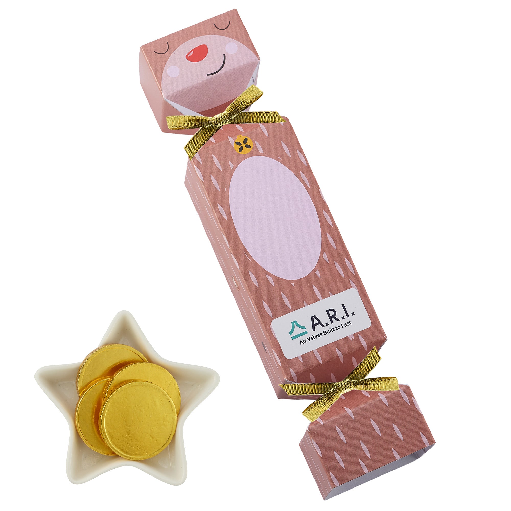 Holiday Party Crackers - Milk Chocolate Gold Coins