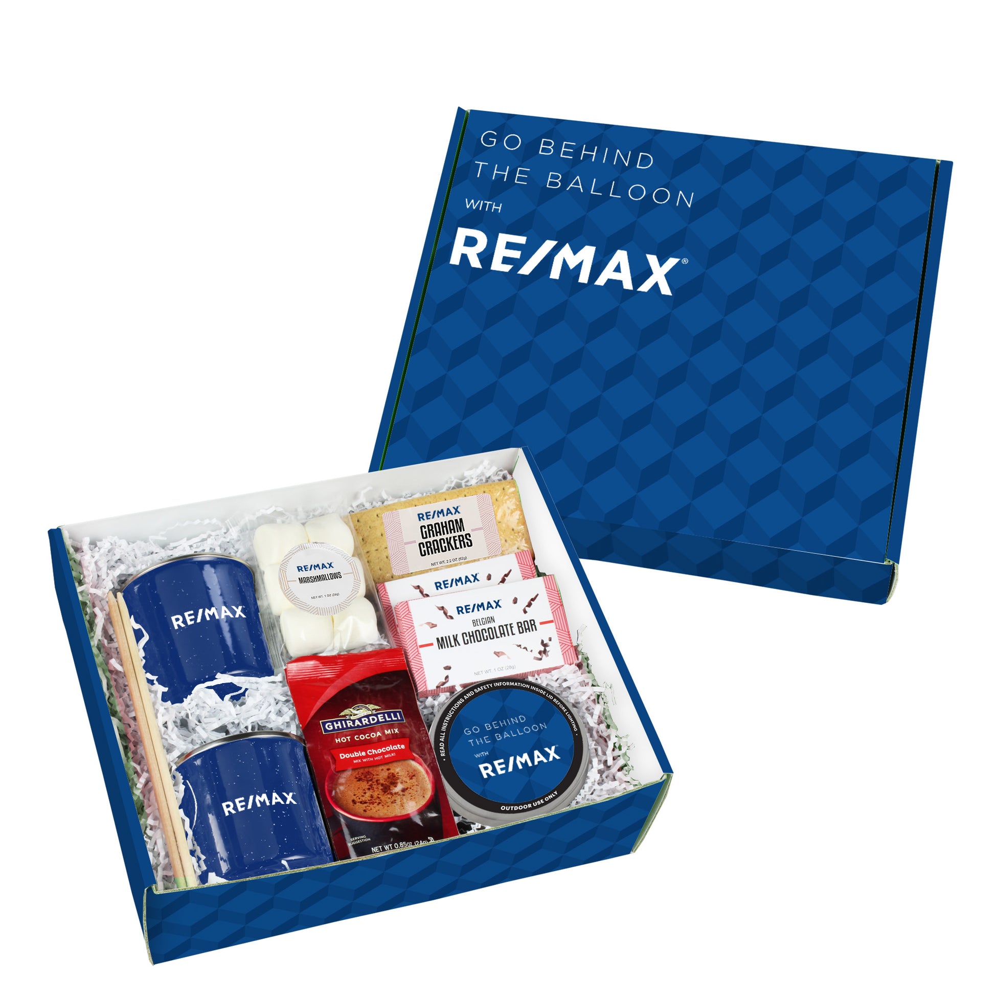 S'more Cocoa Speckled Camping Mug Gift Set