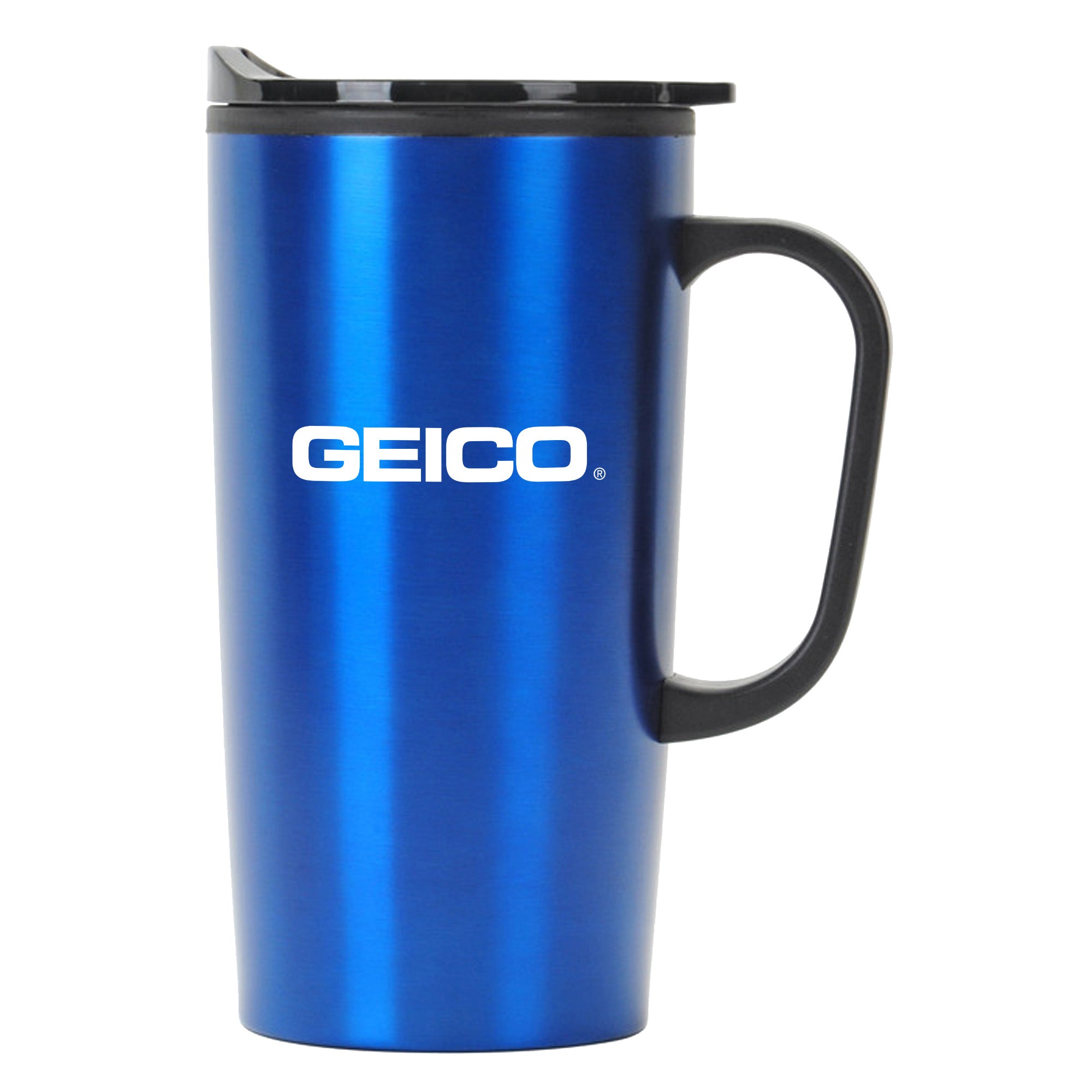 Straight Tumbler w/ Plastic Liner & Plastic Handle - 20 oz.