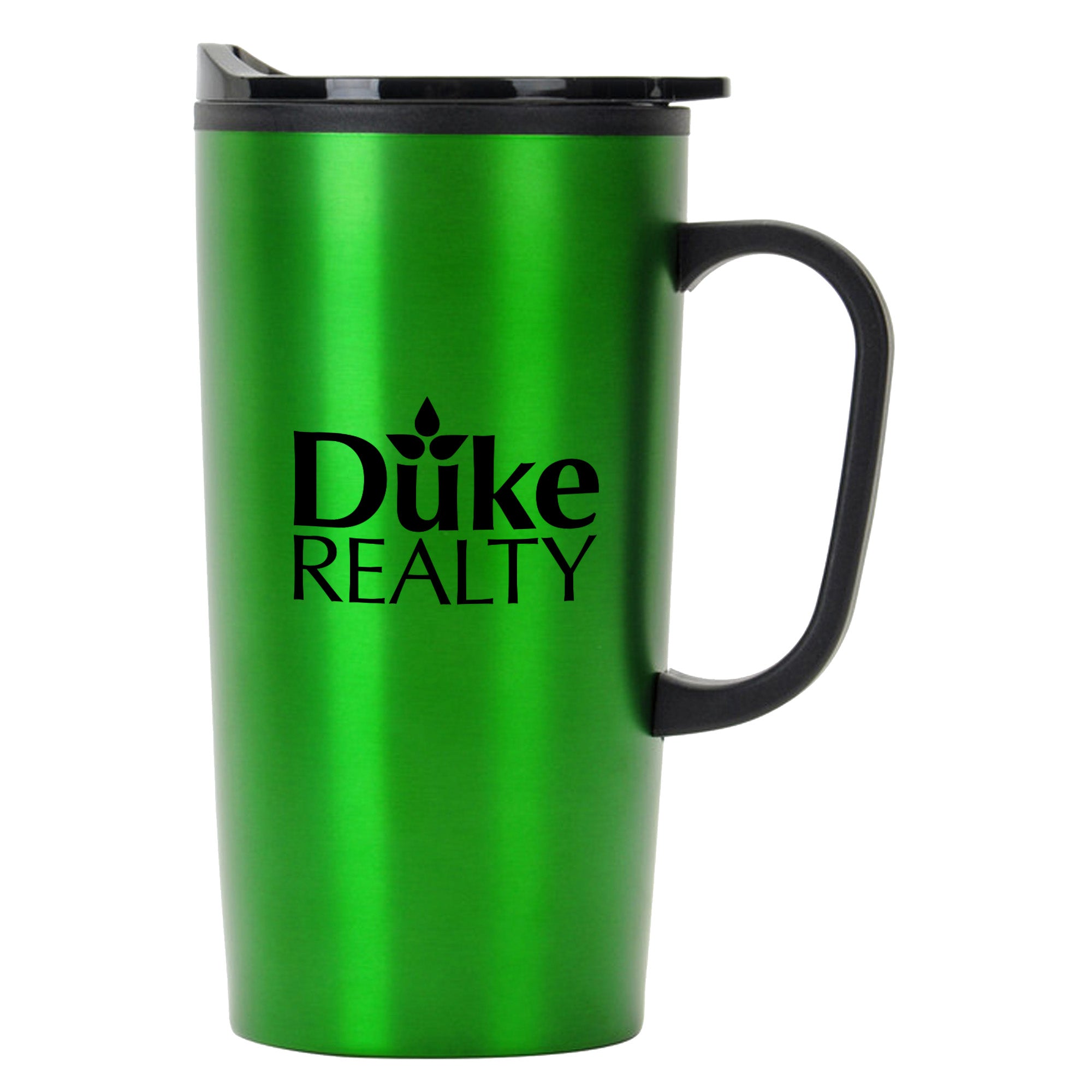 Straight Tumbler w/ Plastic Liner & Plastic Handle - 20 oz.