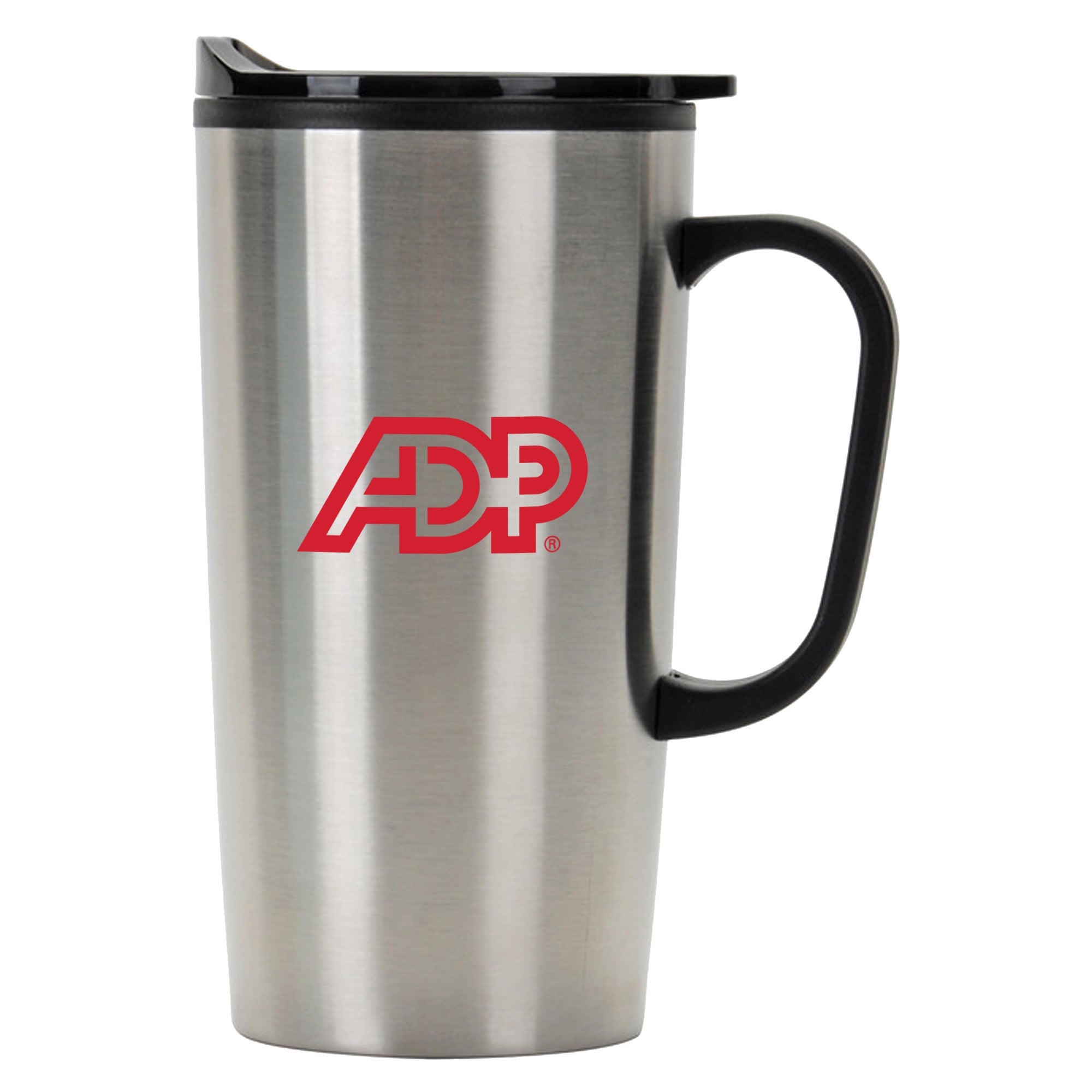 Straight Tumbler w/ Plastic Liner & Plastic Handle - 20 oz.