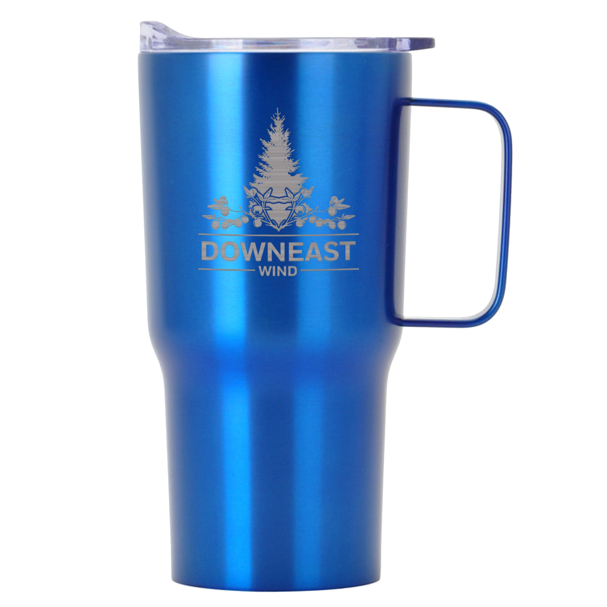 Tapered Tumbler w/ Metal Handle - 20 oz.