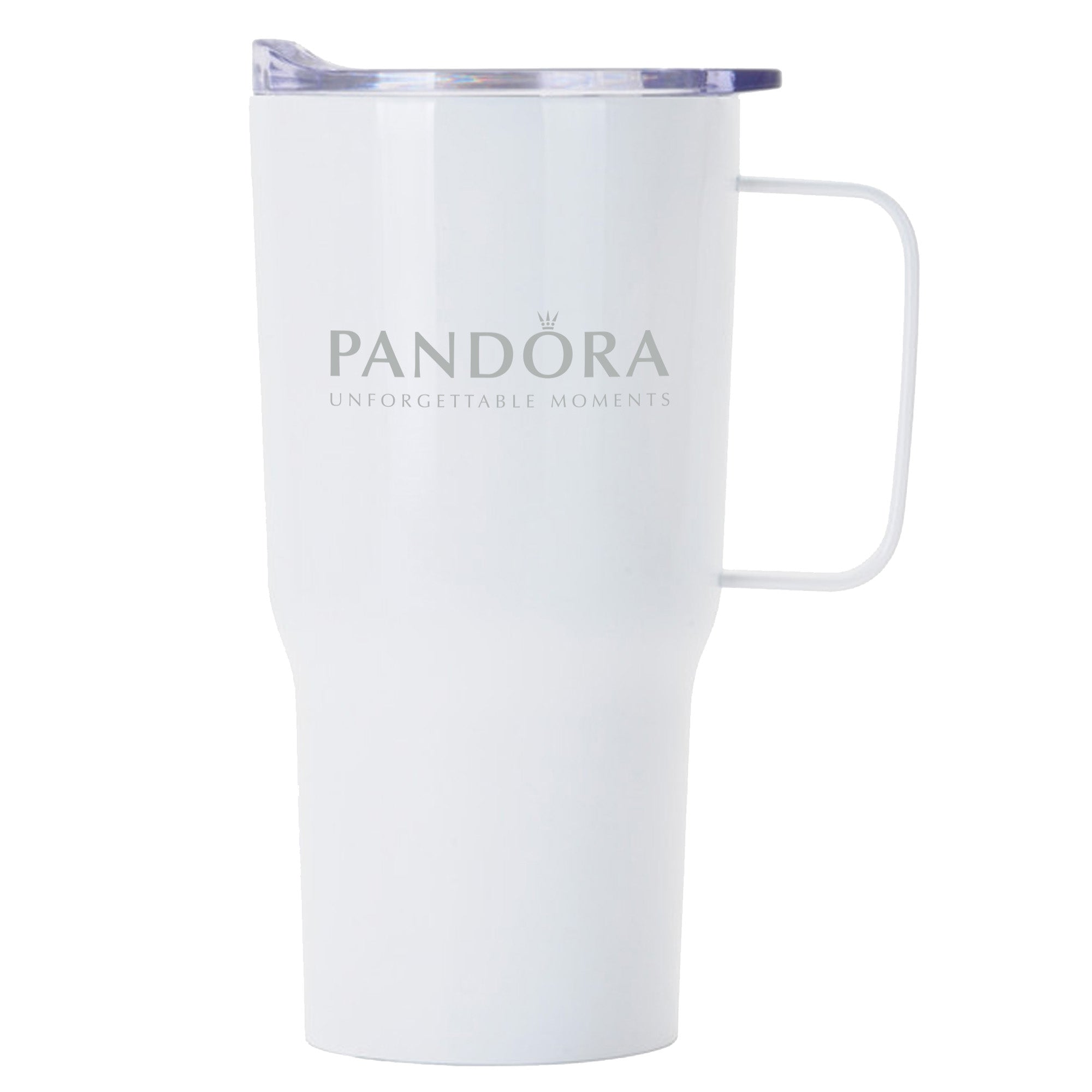 Tapered Tumbler w/ Metal Handle - 20 oz.