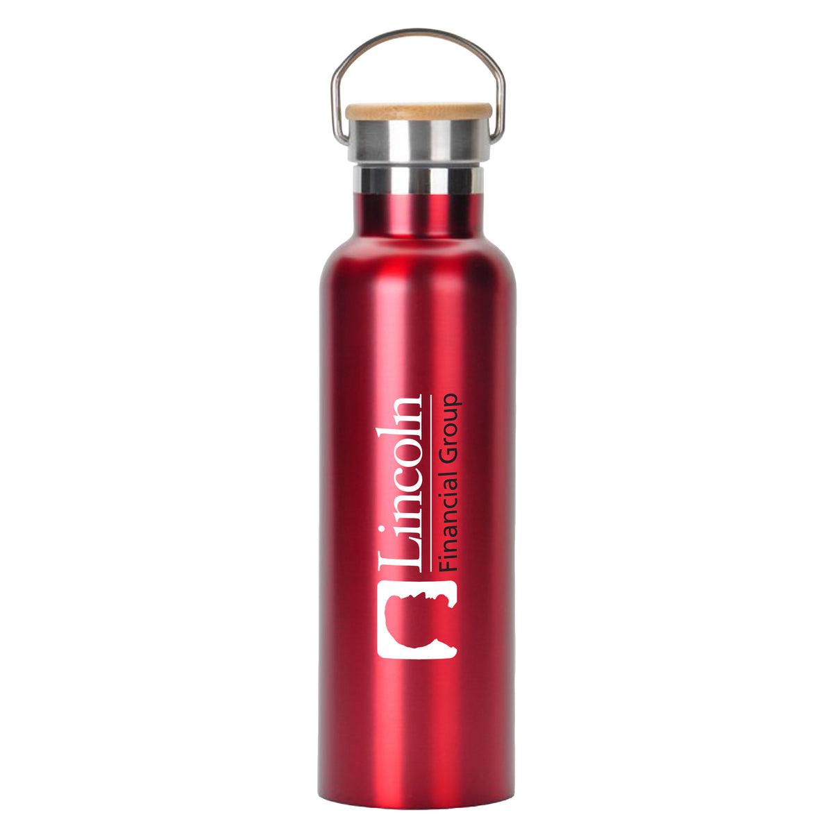Water Botttle w/ Bamboo Lid - 20 oz.