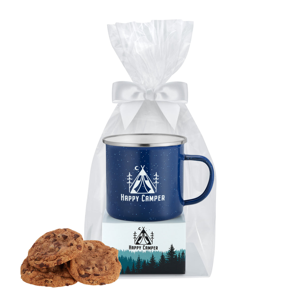 16 oz Speckled Camping Mug & Cookie Gift Set