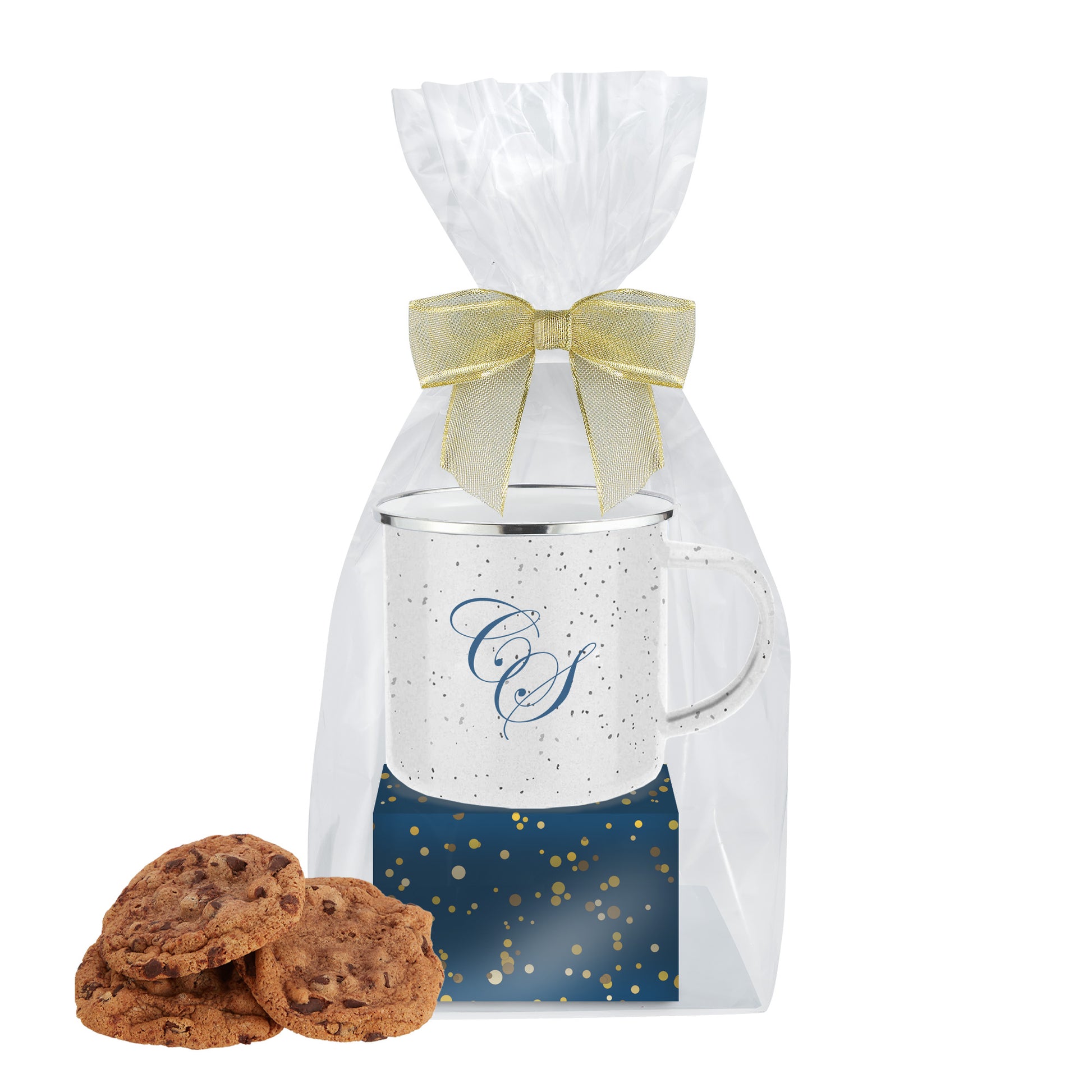 16 oz Speckled Camping Mug & Cookie Gift Set