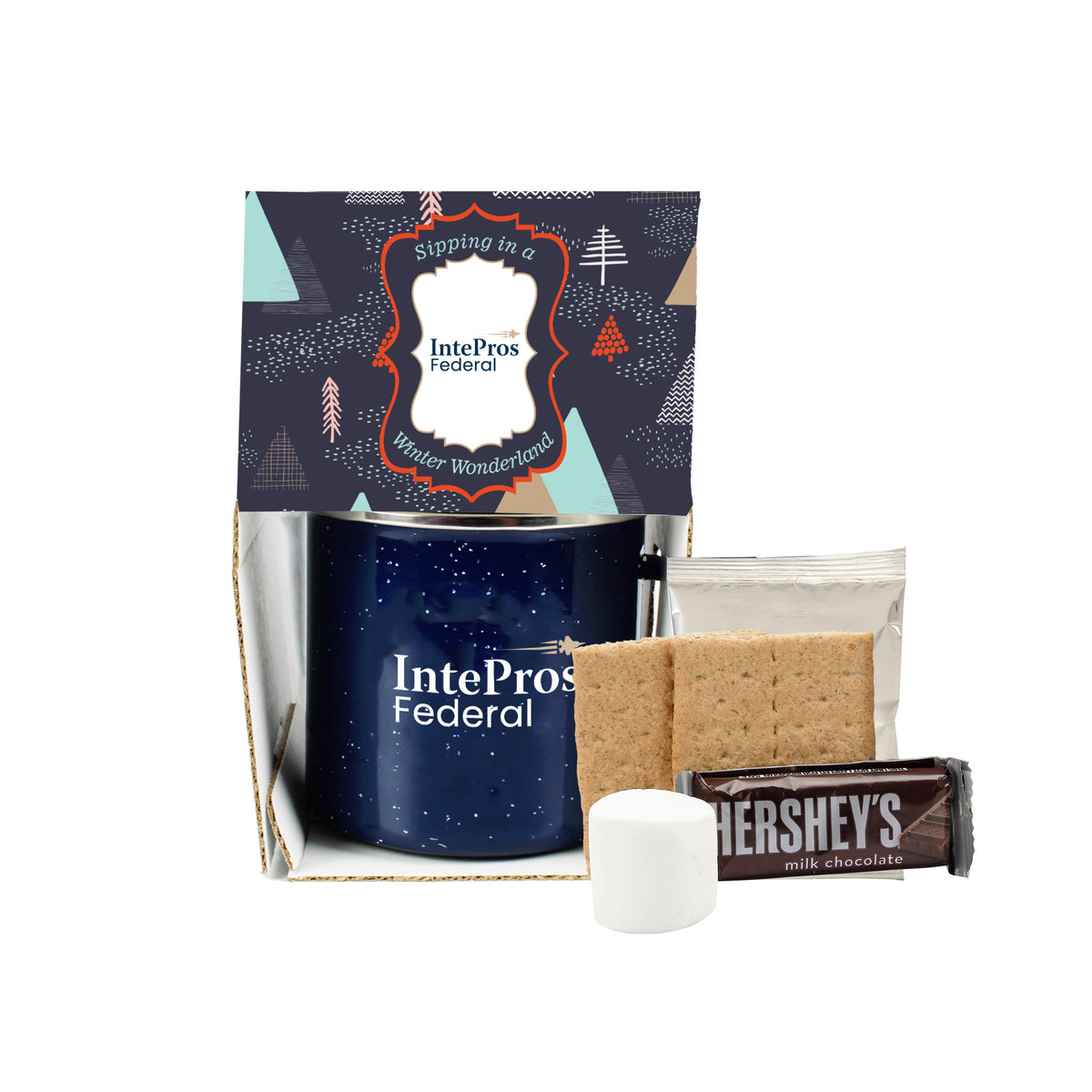 16 oz Speckled Camping Mug Gift Set