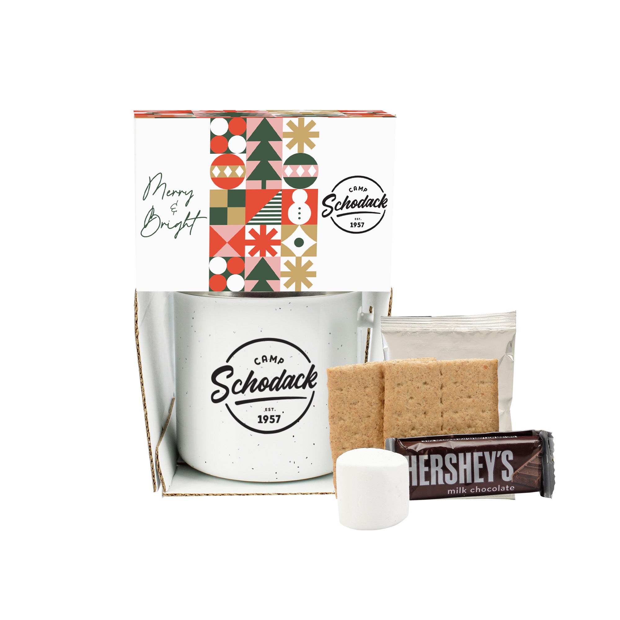 16 oz Speckled Camping Mug Gift Set
