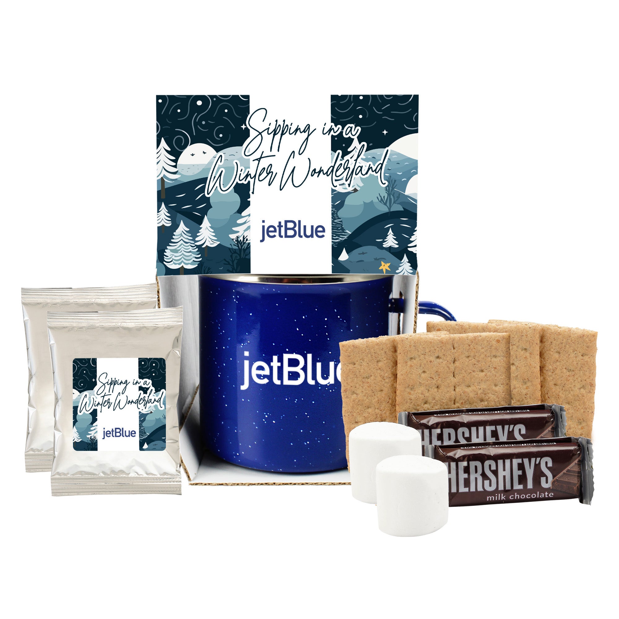 16 oz Speckled Camping Mug Gift Set