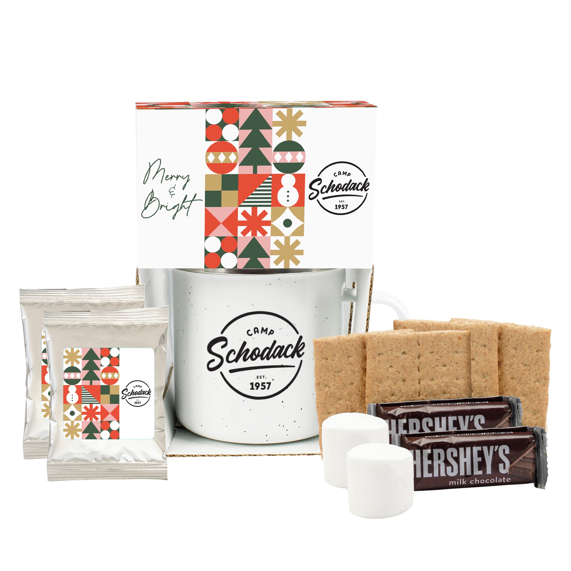 16 oz Speckled Camping Mug Gift Set