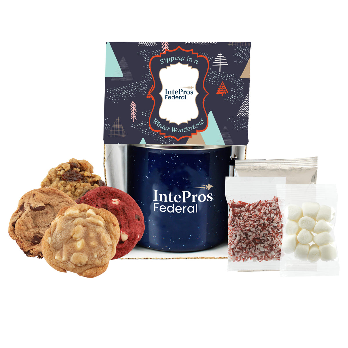 16 oz Speckled Camping Mug Gift Set