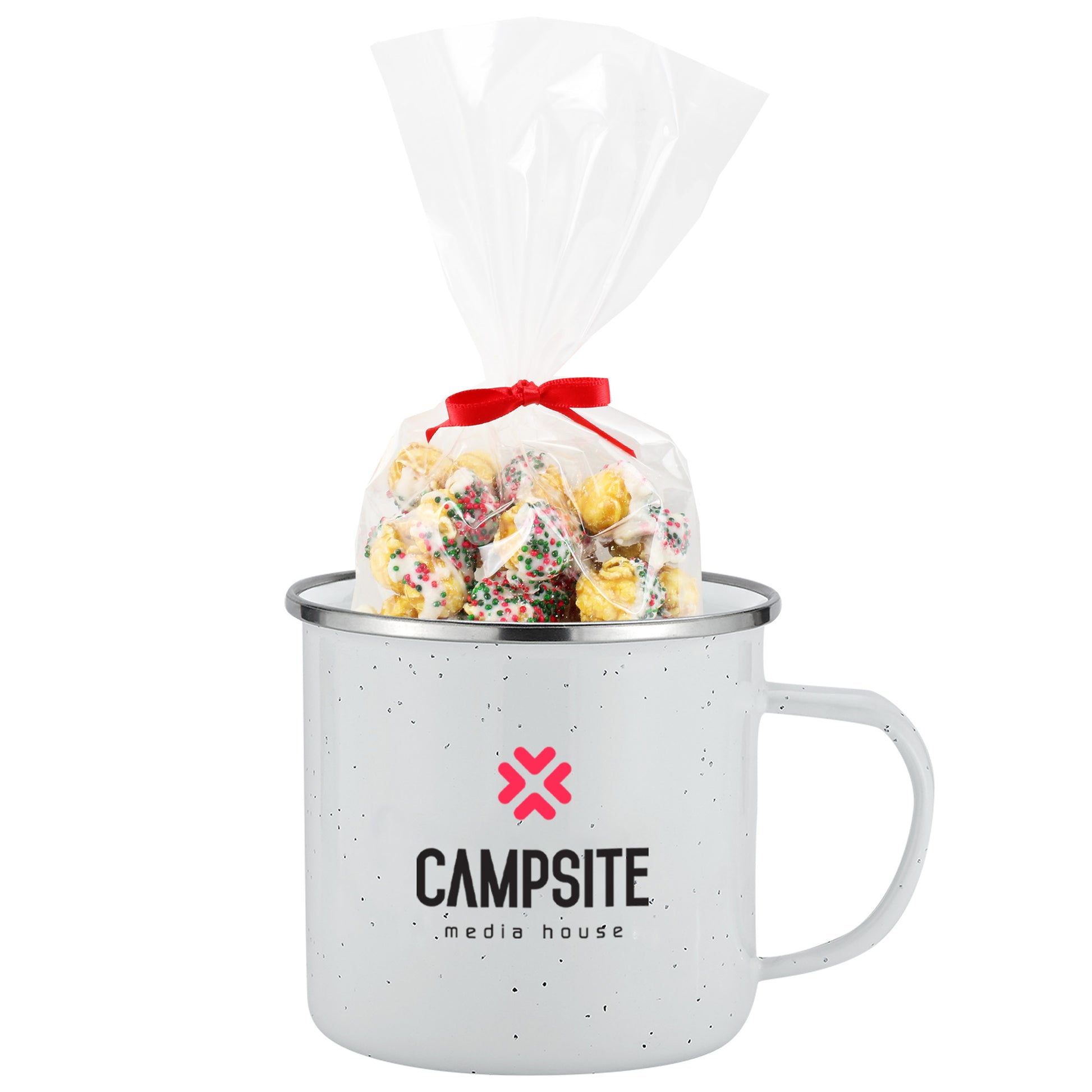 16 oz Speckled Camping Mug with Mug Stuffer
