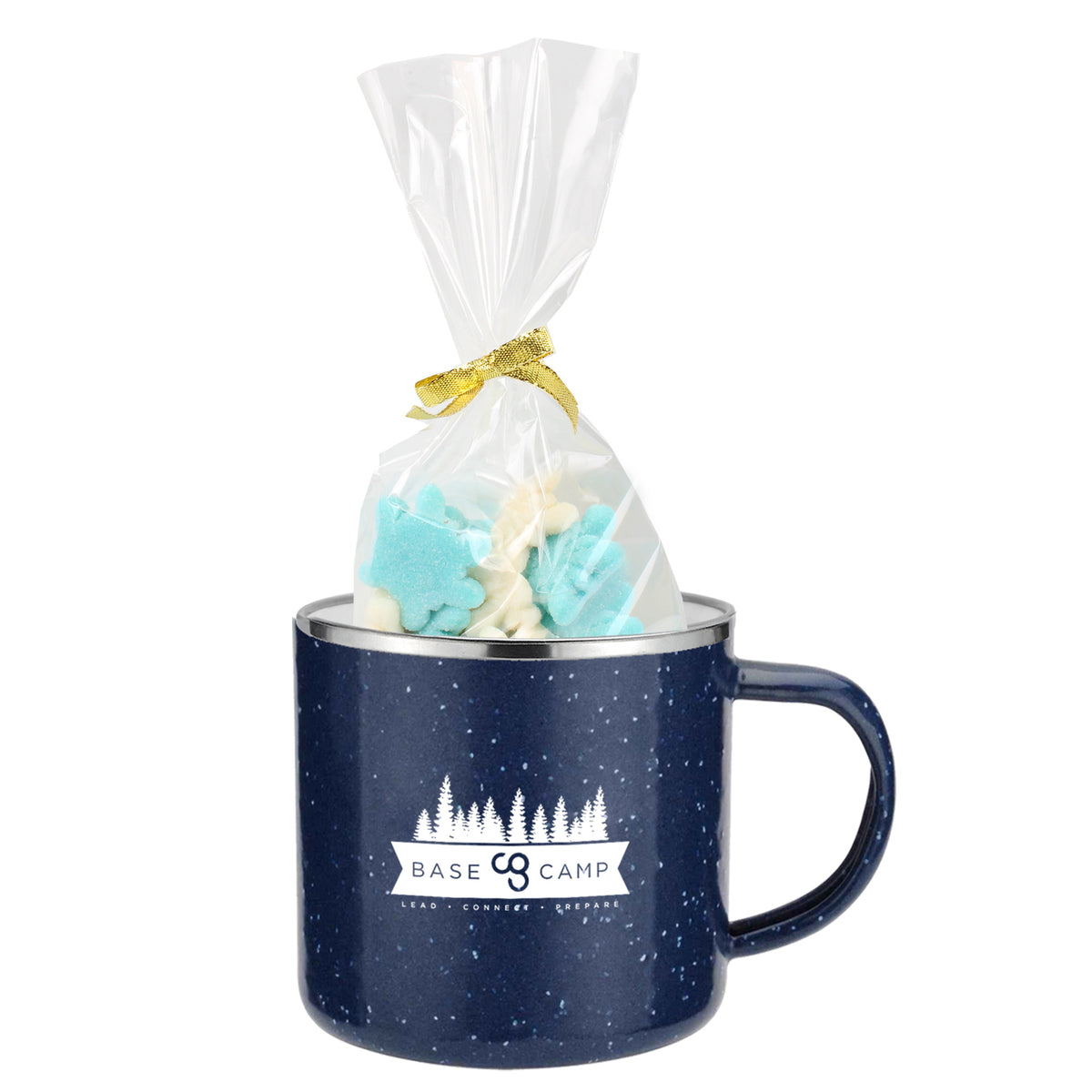 16 oz Speckled Camping Mug with Mug Stuffer
