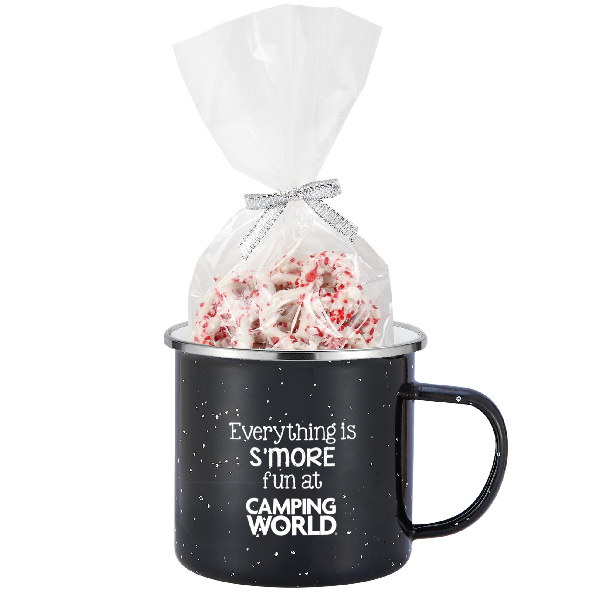 16 oz Speckled Camping Mug with Mug Stuffer
