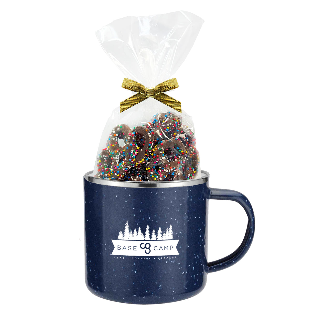 16 oz Speckled Camping Mug with Mug Stuffer