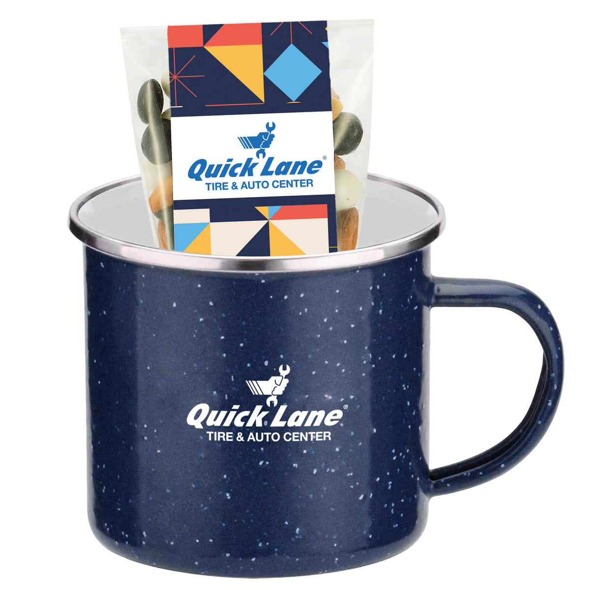 16 oz Speckled Camping Mug Classic Gift Set