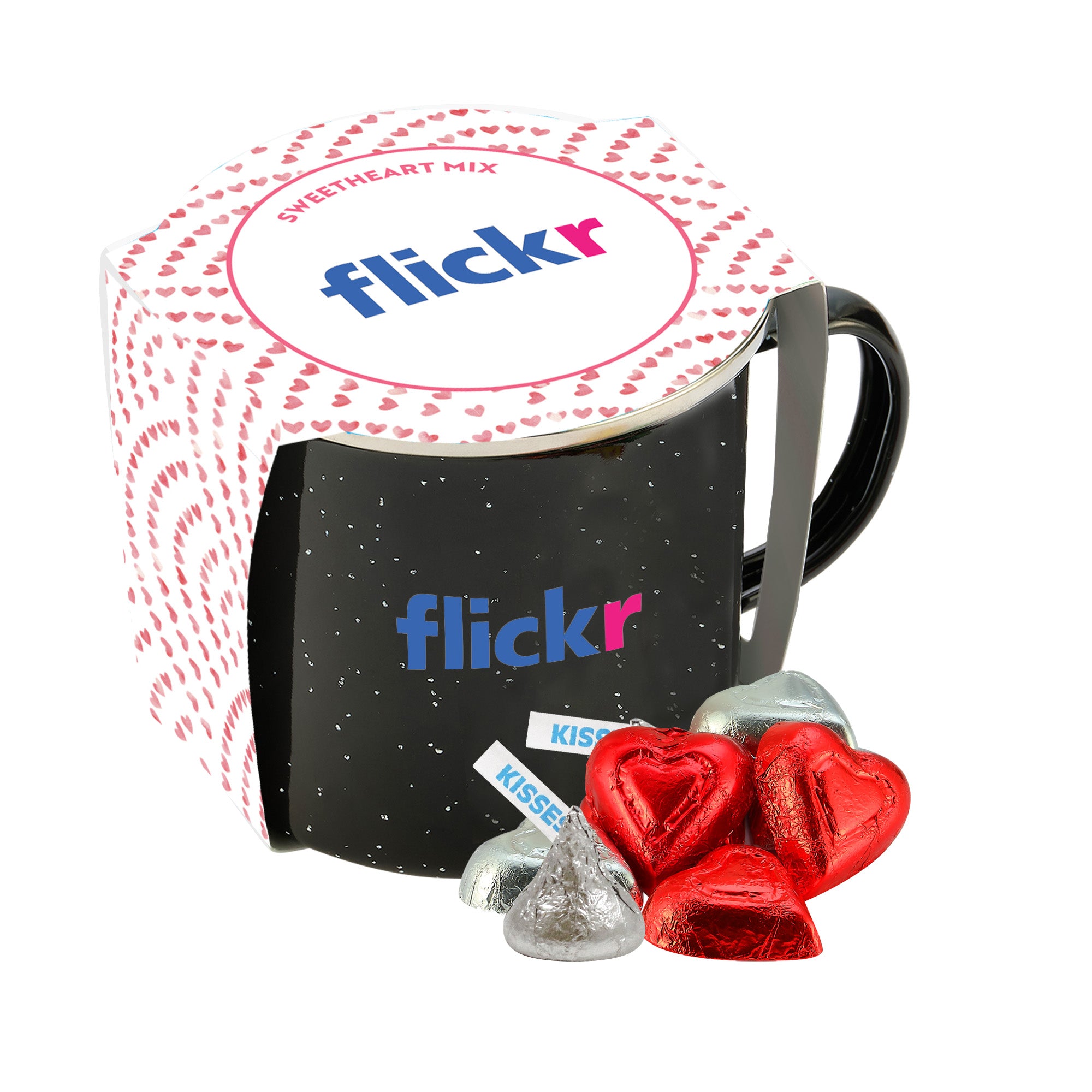 16 oz Speckled Camping Mug Valentine's Day Gift Sets w/ Sleeve