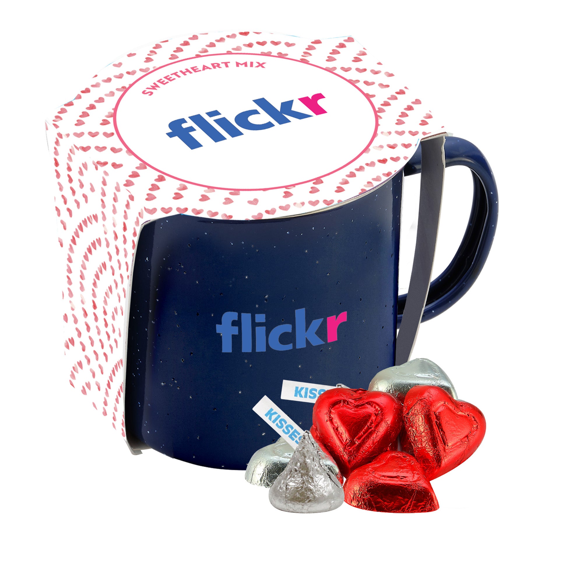 16 oz Speckled Camping Mug Valentine's Day Gift Sets w/ Sleeve