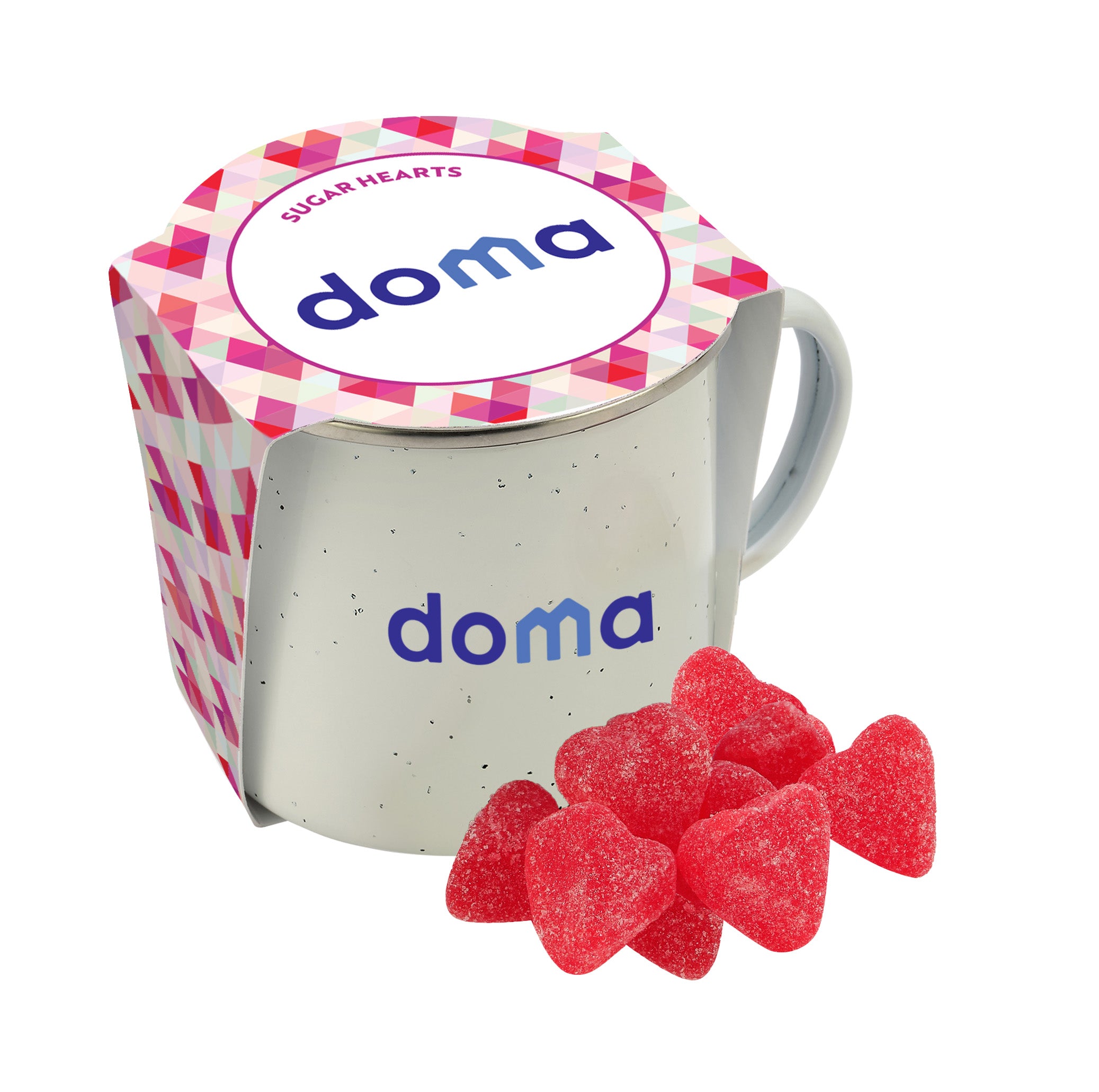 16 oz Speckled Camping Mug Valentine's Day Gift Sets w/ Sleeve