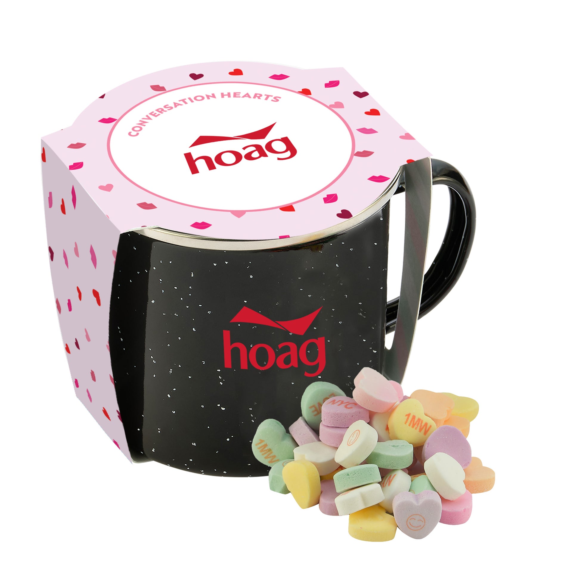 16 oz Speckled Camping Mug Valentine's Day Gift Sets w/ Sleeve