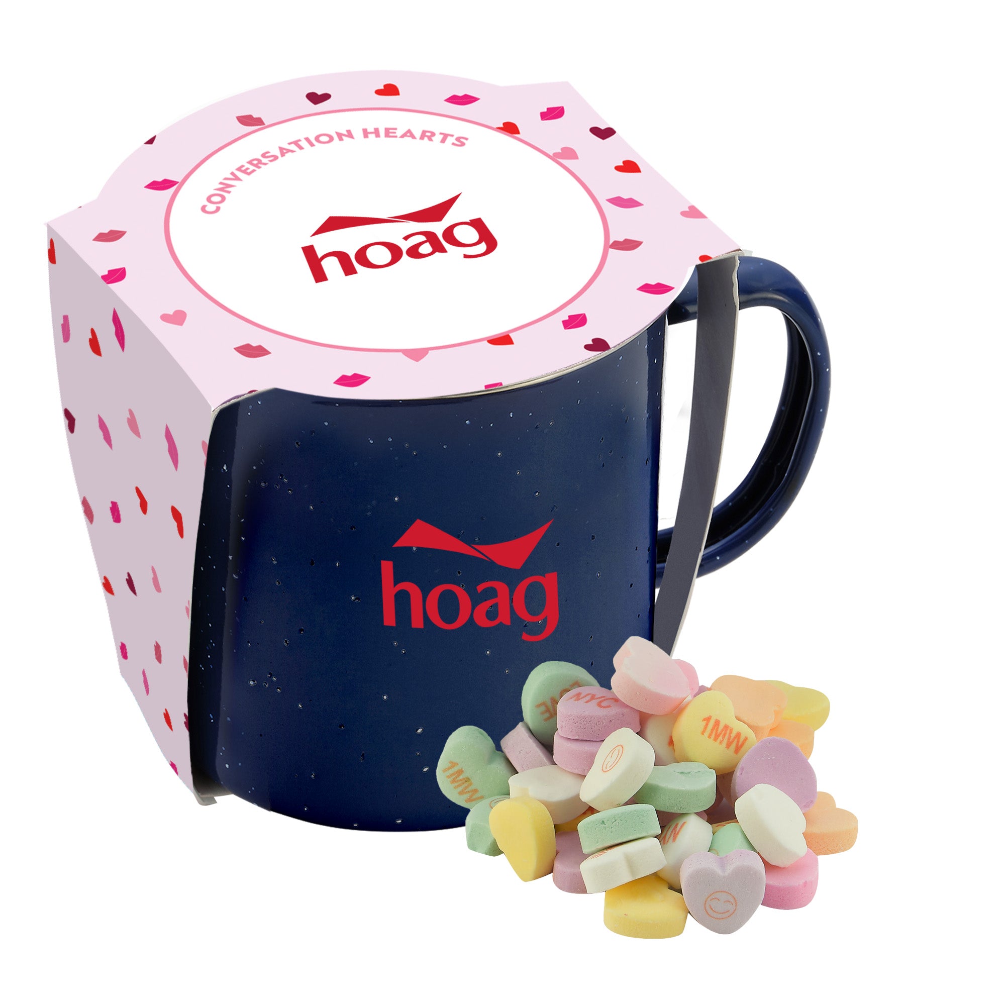 16 oz Speckled Camping Mug Valentine's Day Gift Sets w/ Sleeve