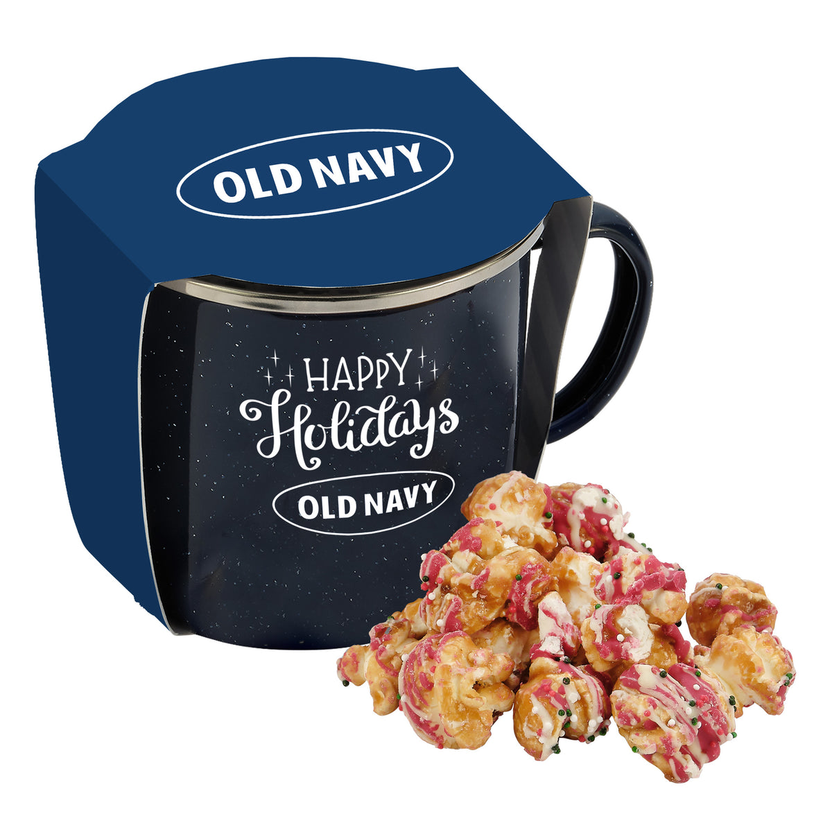 16 oz Speckled Camping Mug Gift Sets w/ Sleeve