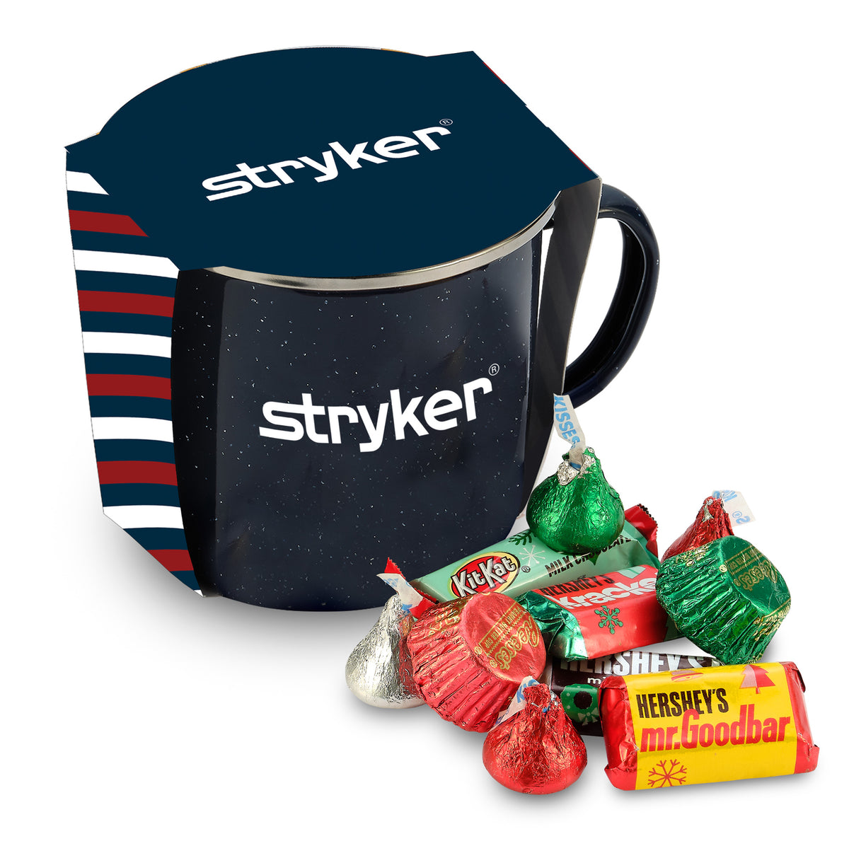 16 oz Speckled Camping Mug Gift Sets w/ Sleeve