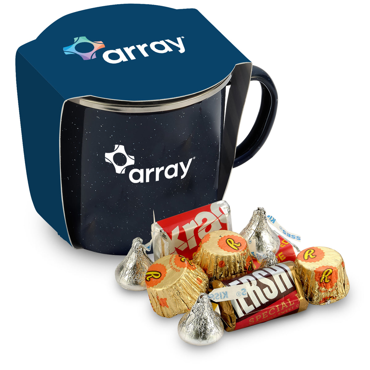 16 oz Speckled Camping Mug Gift Sets w/ Sleeve