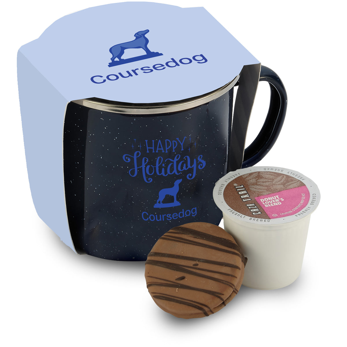 16 oz Speckled Camping Mug Gift Sets w/ Sleeve