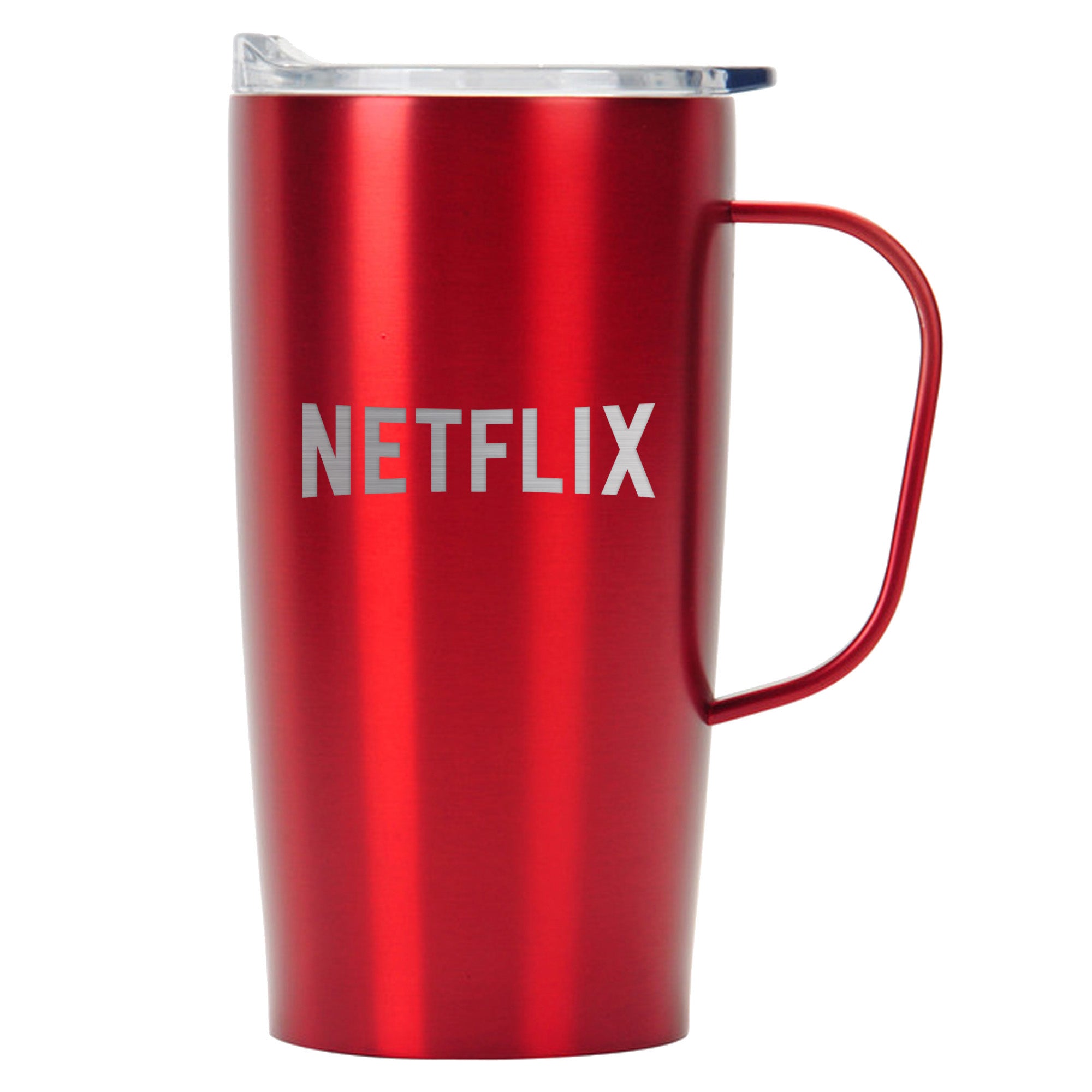 20 oz Straight Tumbler w/ Metal Handle