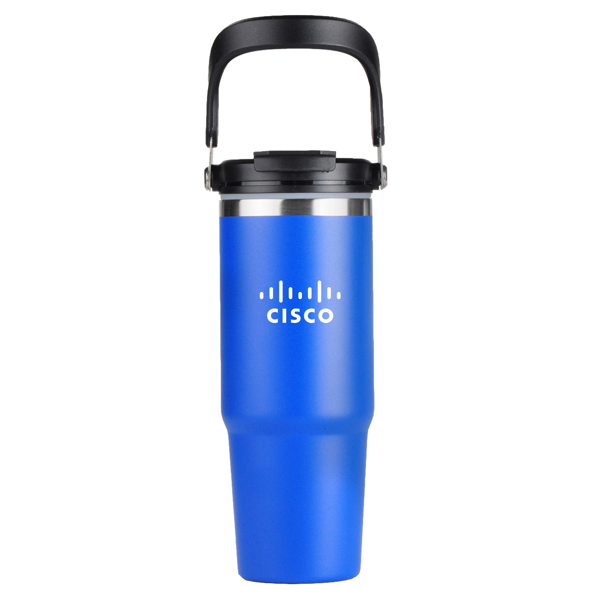 Tumbler w/ Handle & Straw - 30 oz.