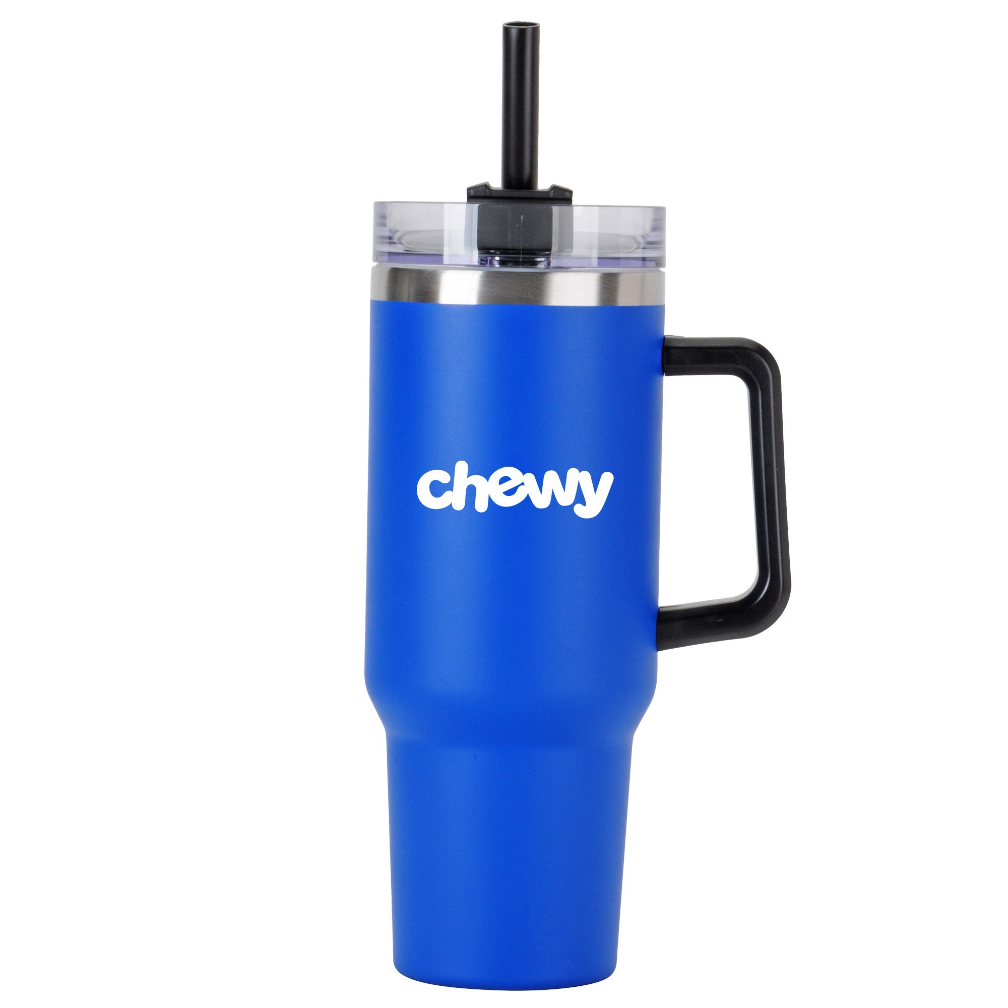 Tapered Tumbler w/ Handle & Straw - 40 oz.