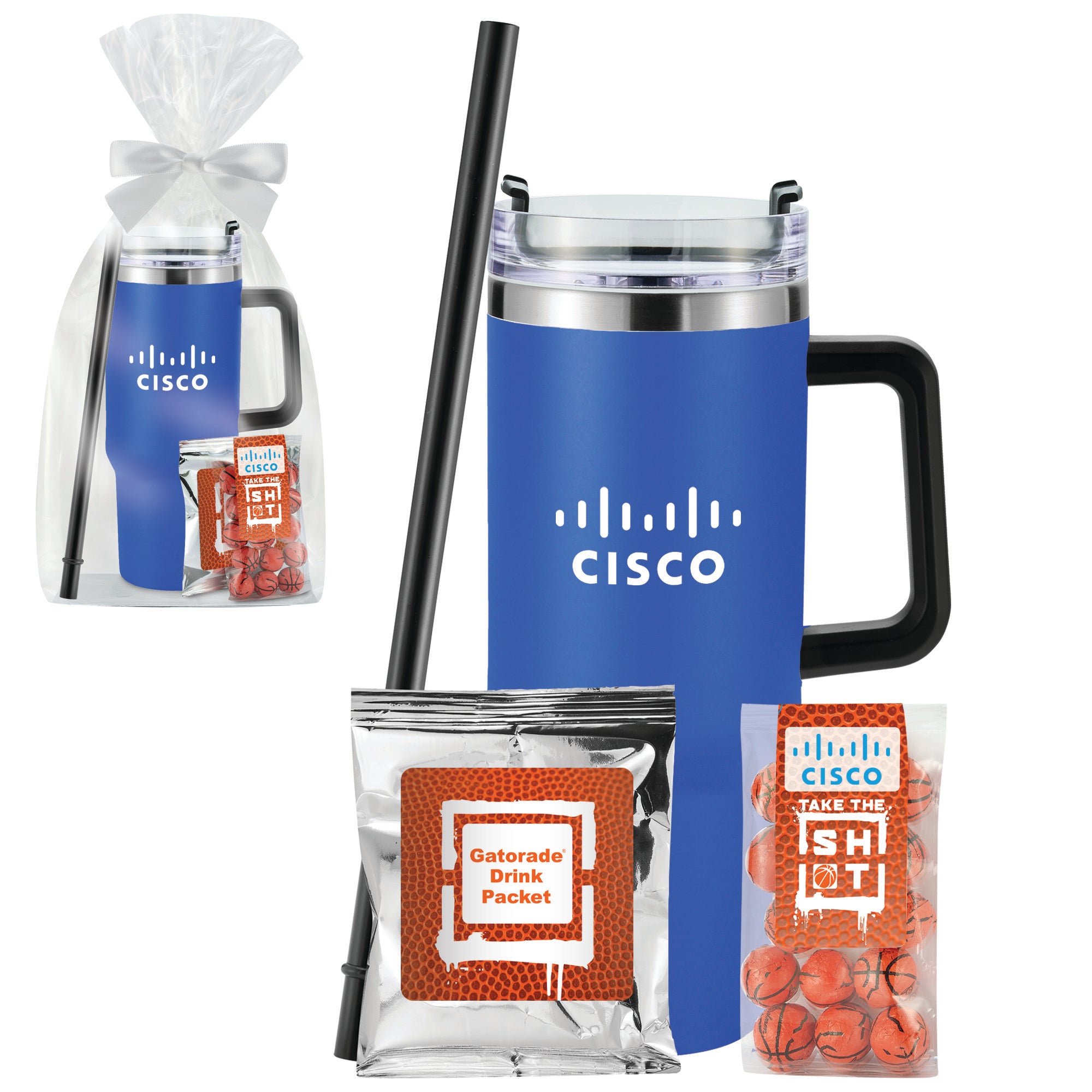 40 oz Tumbler w/ Handle Gatorade Gift Set