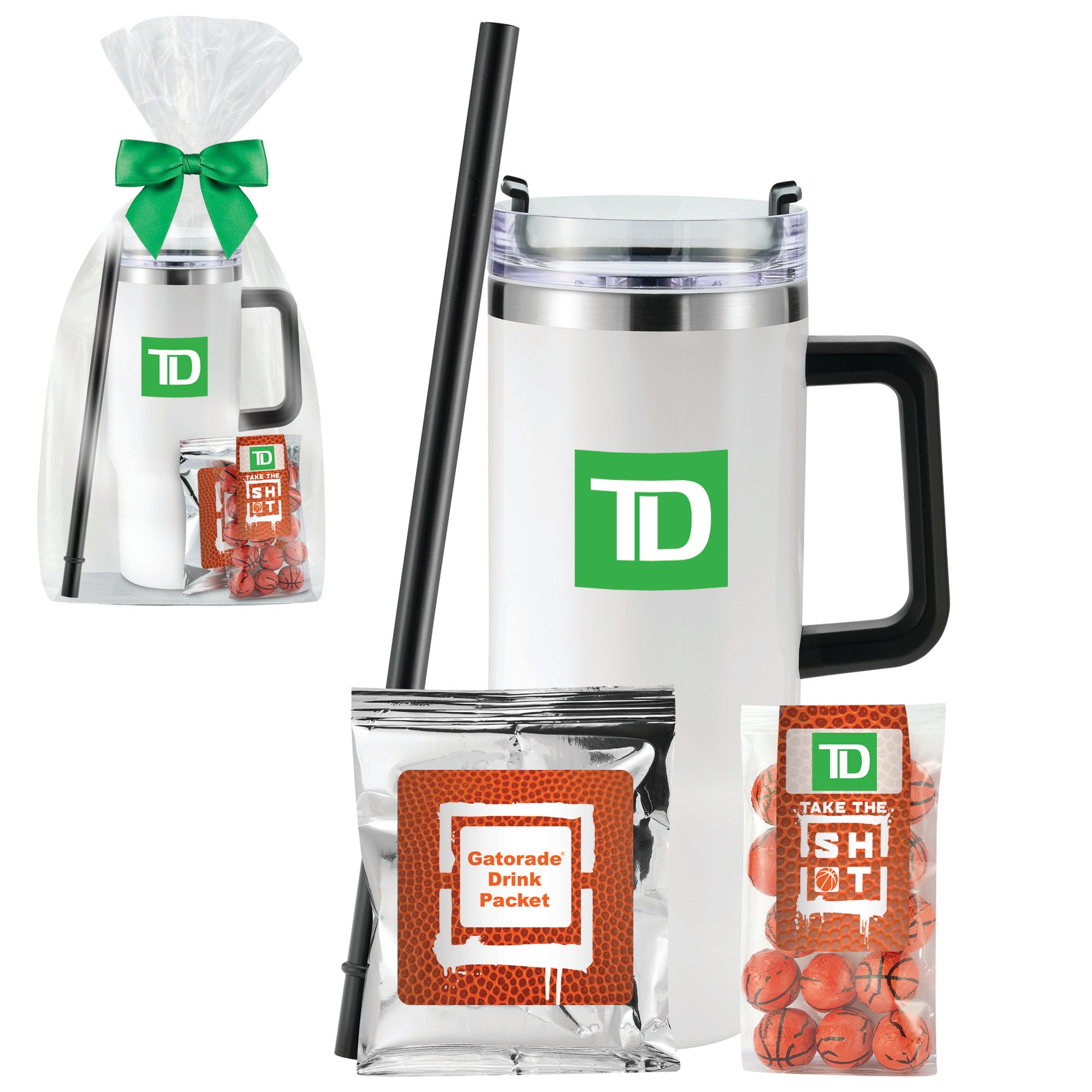 40 oz Tumbler w/ Handle Gatorade Gift Set