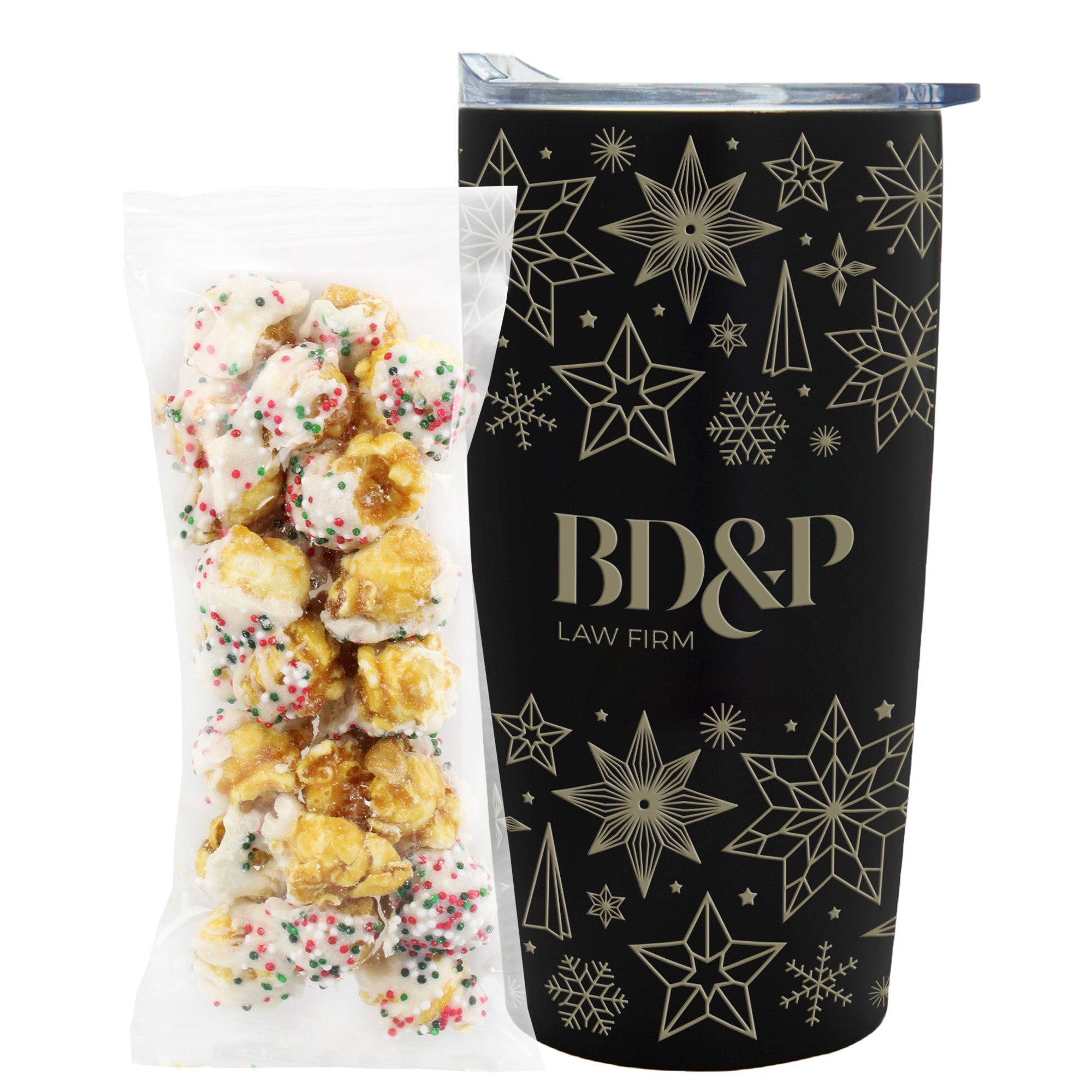 20 oz Straight Wall Tumbler w/ Plastic Liner with Holiday Fills