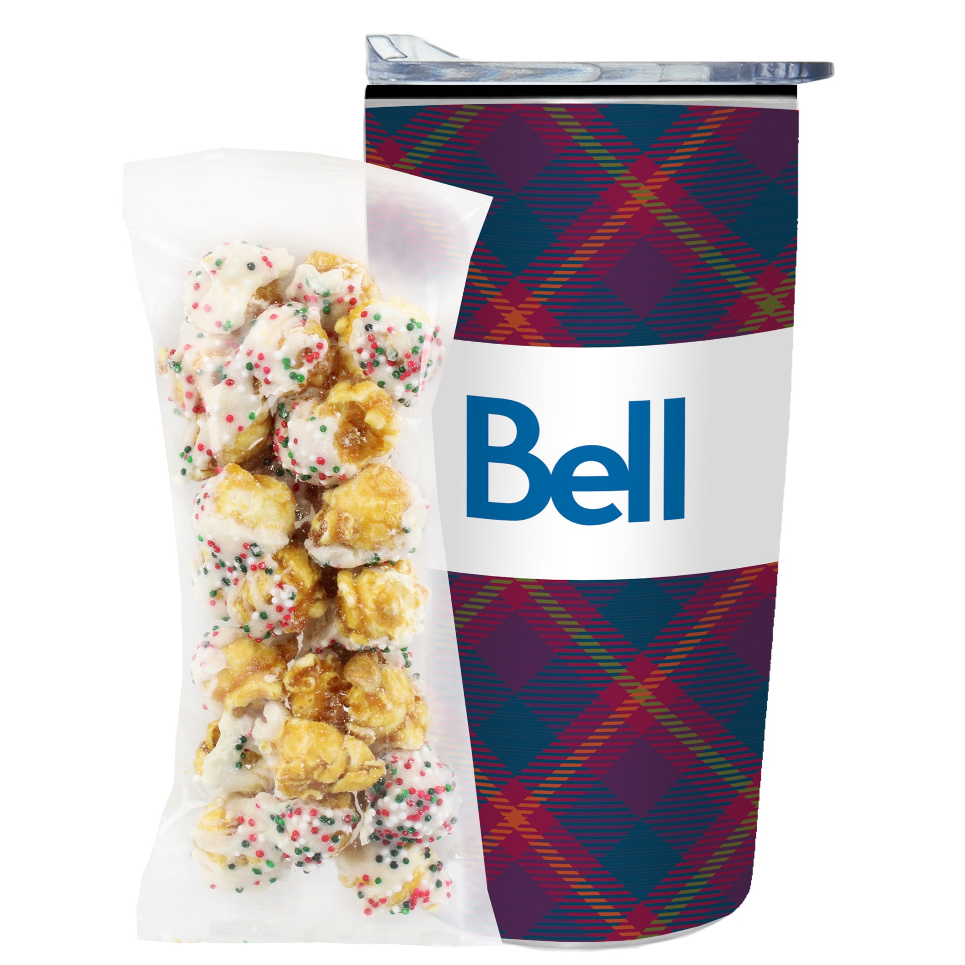 20 oz Straight Wall Tumbler w/ Plastic Liner with Holiday Fills