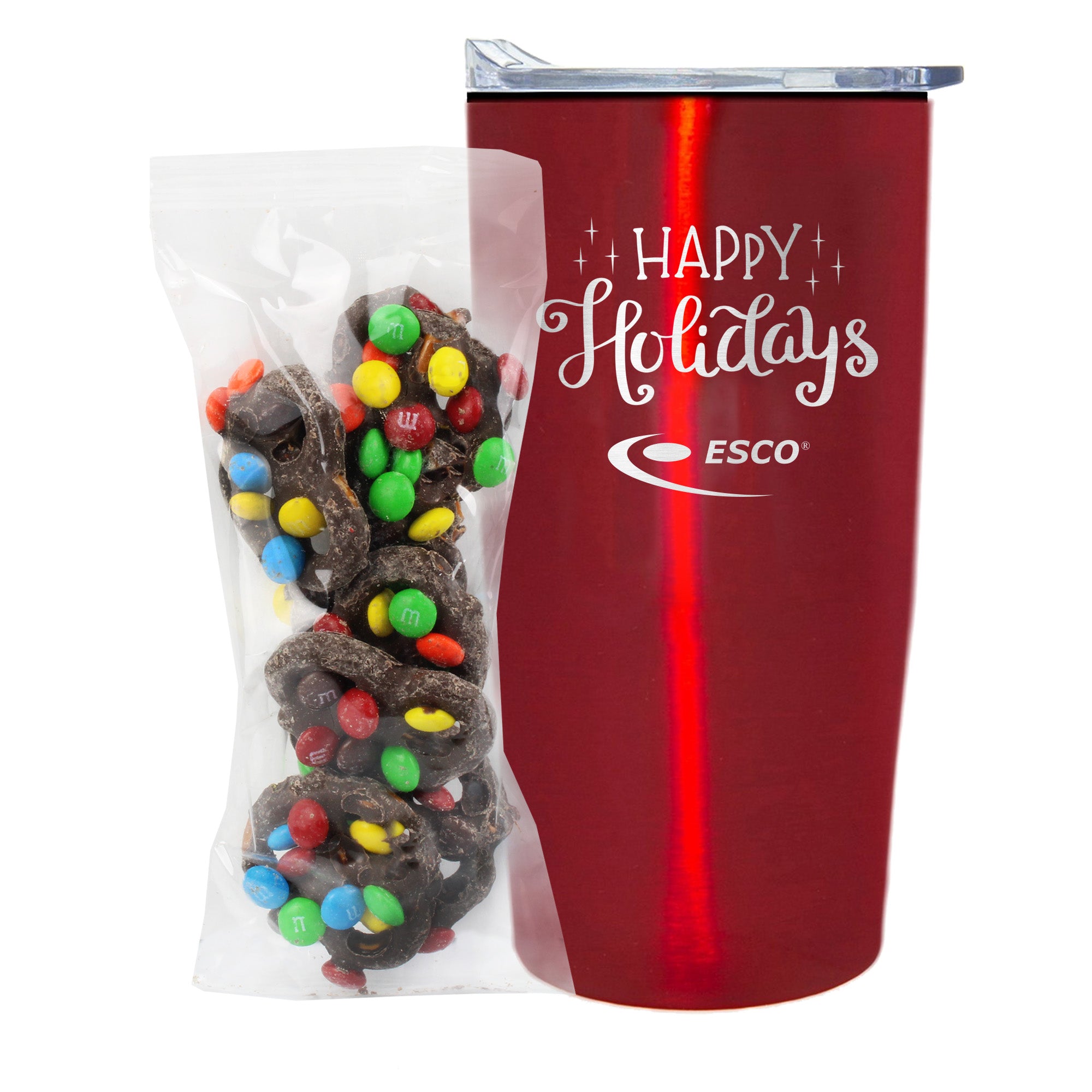 20 oz Straight Wall Tumbler w/ Plastic Liner with Holiday Fills