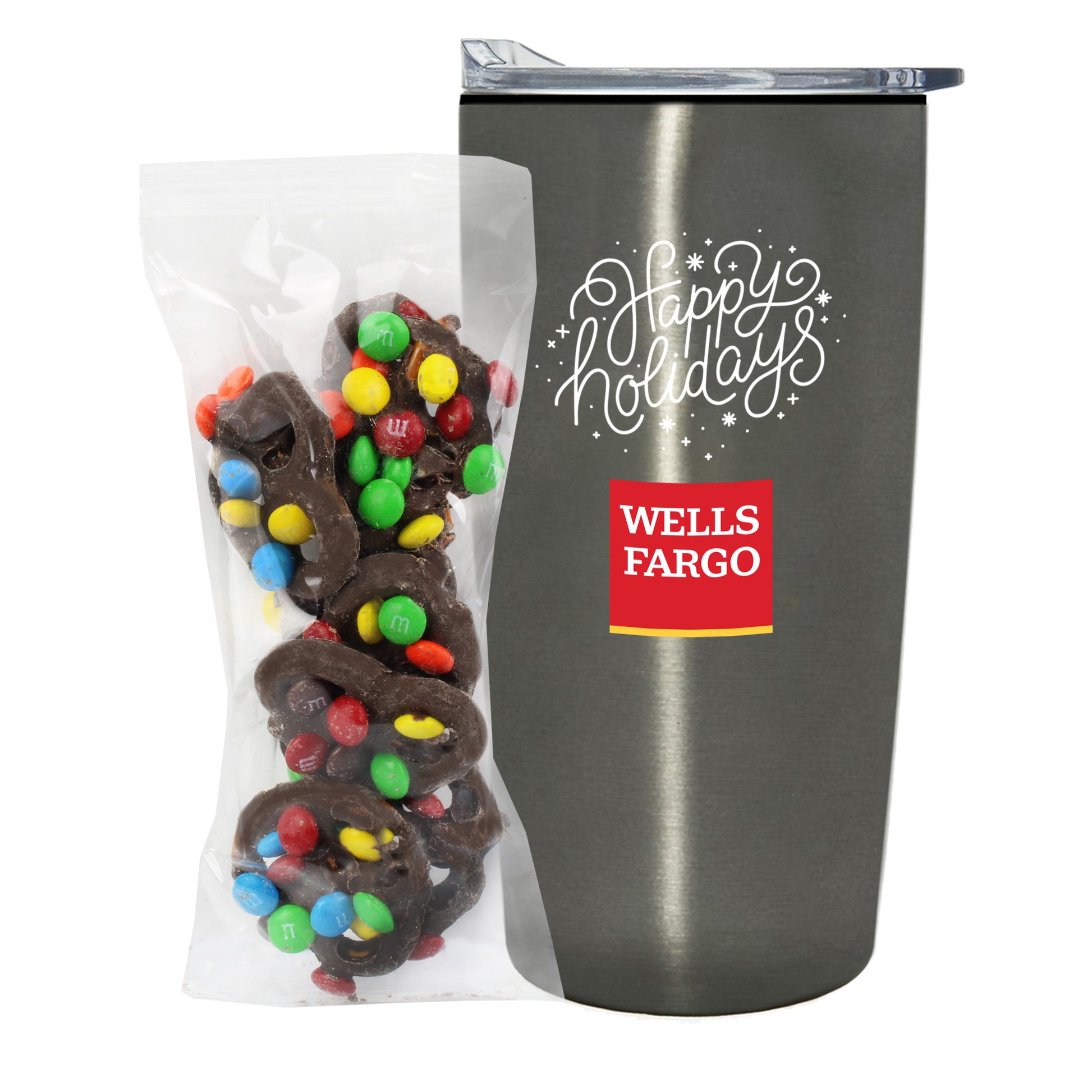 20 oz Straight Wall Tumbler w/ Plastic Liner with Holiday Fills