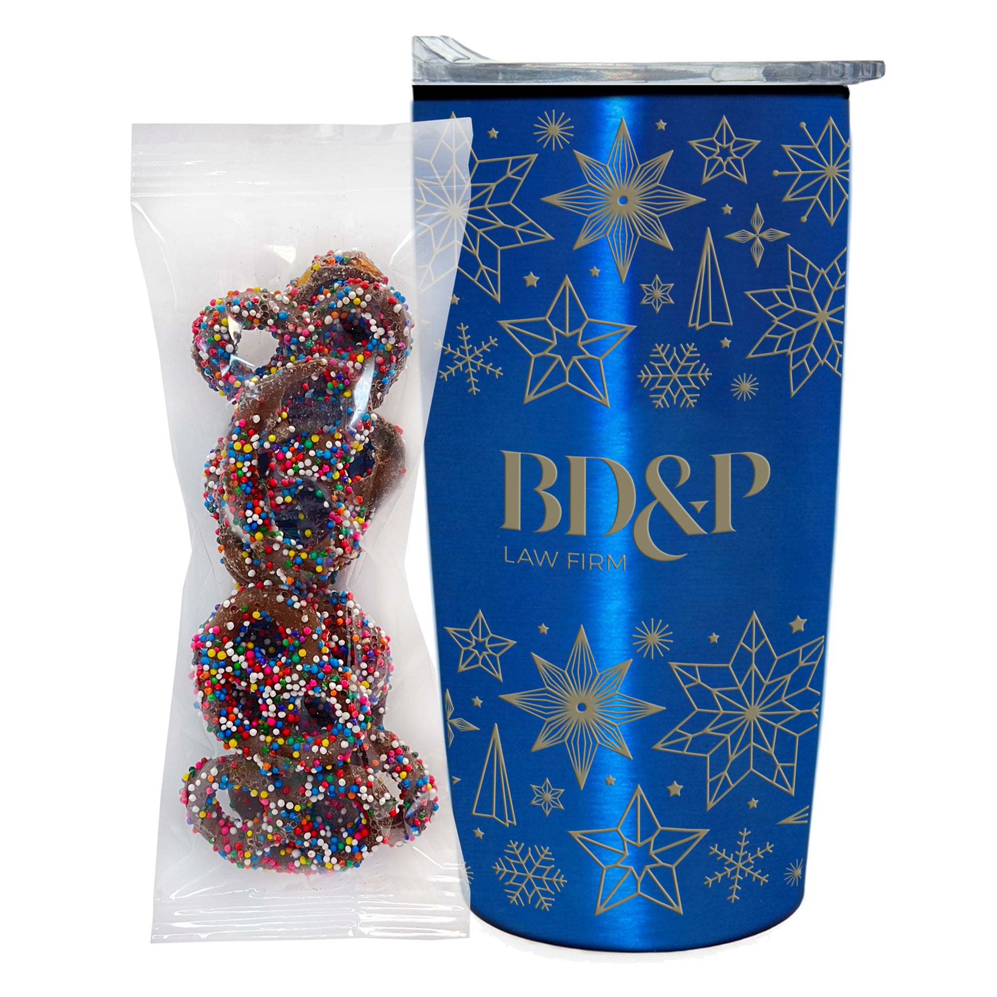 20 oz Straight Wall Tumbler w/ Plastic Liner with Holiday Fills