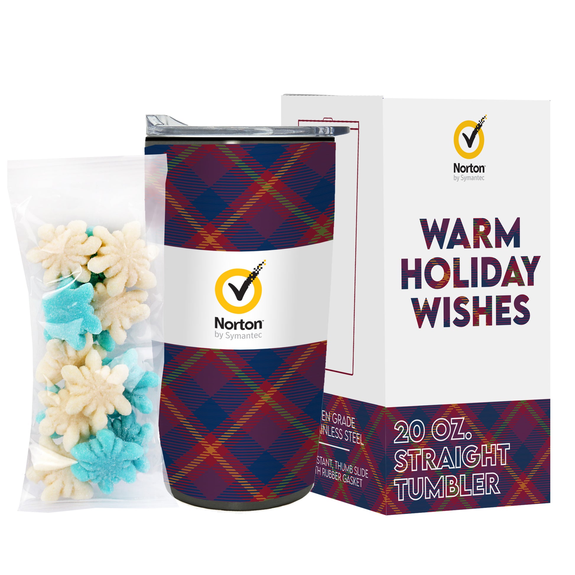 20 oz Straight Wall Tumbler w/ Plastic Liner Gift Box Sets